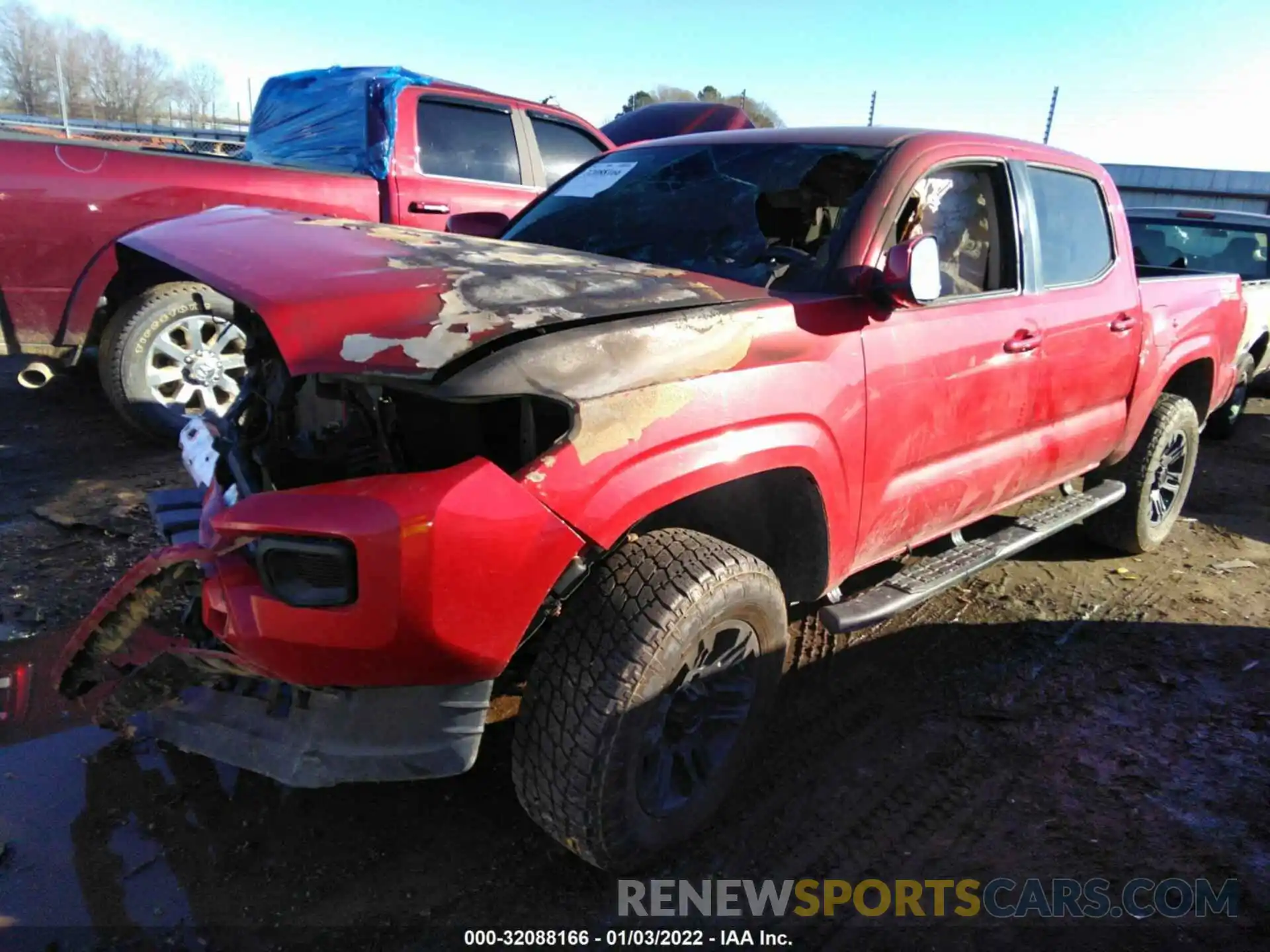 2 Photograph of a damaged car 5TFAX5GN7KX152303 TOYOTA TACOMA 2WD 2019