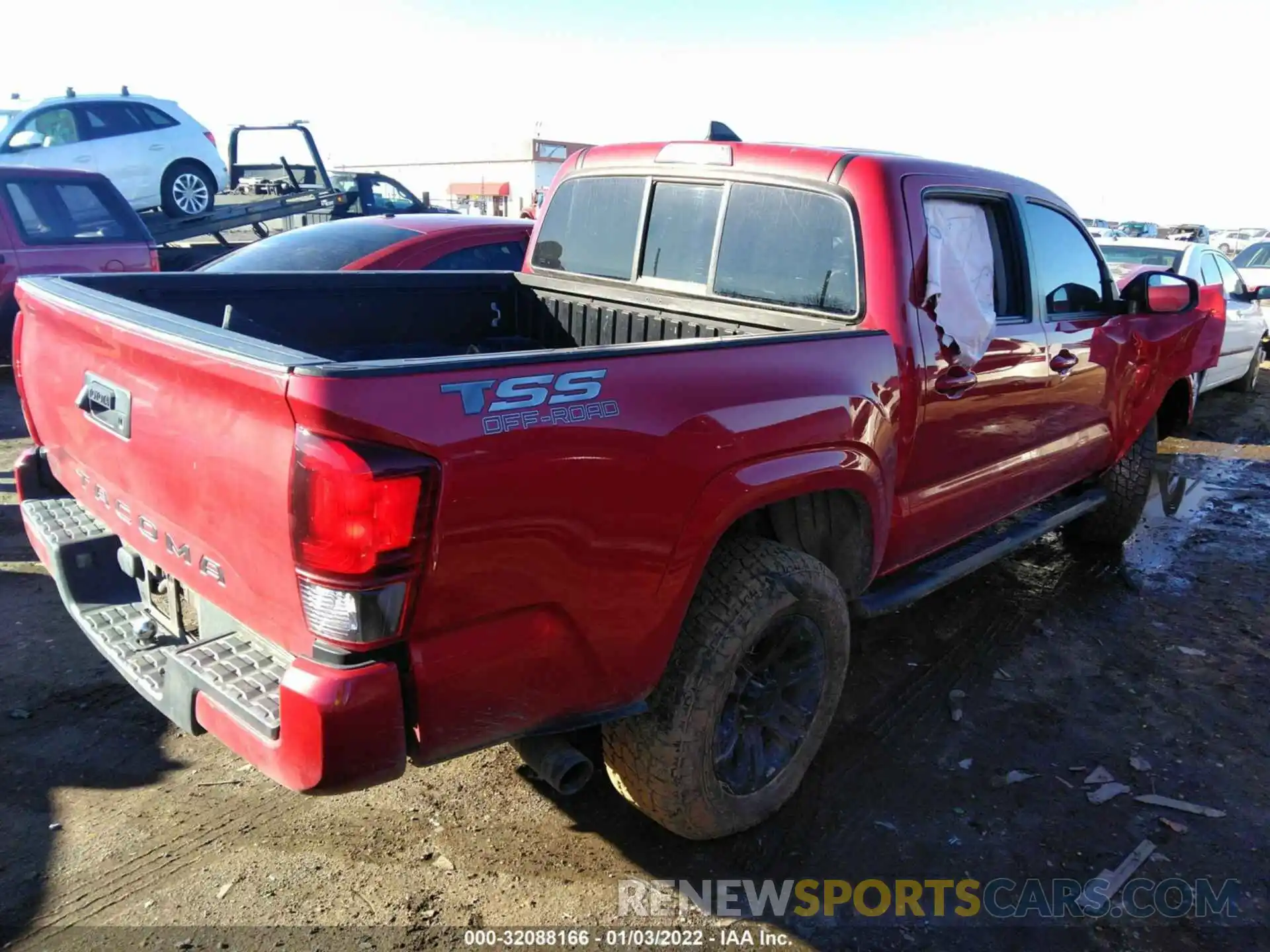 4 Photograph of a damaged car 5TFAX5GN7KX152303 TOYOTA TACOMA 2WD 2019