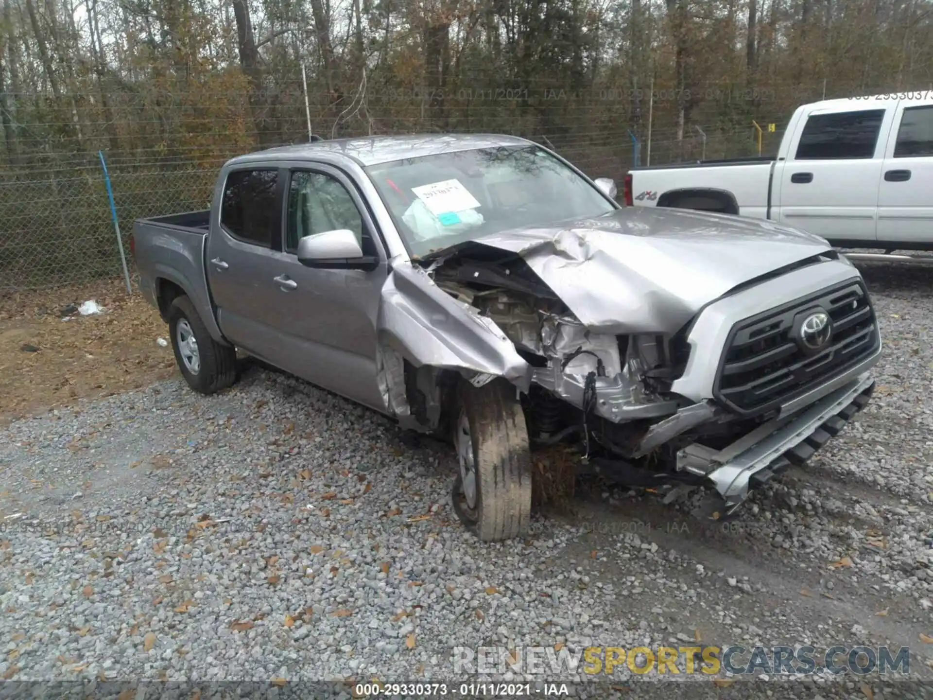 1 Photograph of a damaged car 5TFAX5GN7KX153578 TOYOTA TACOMA 2WD 2019