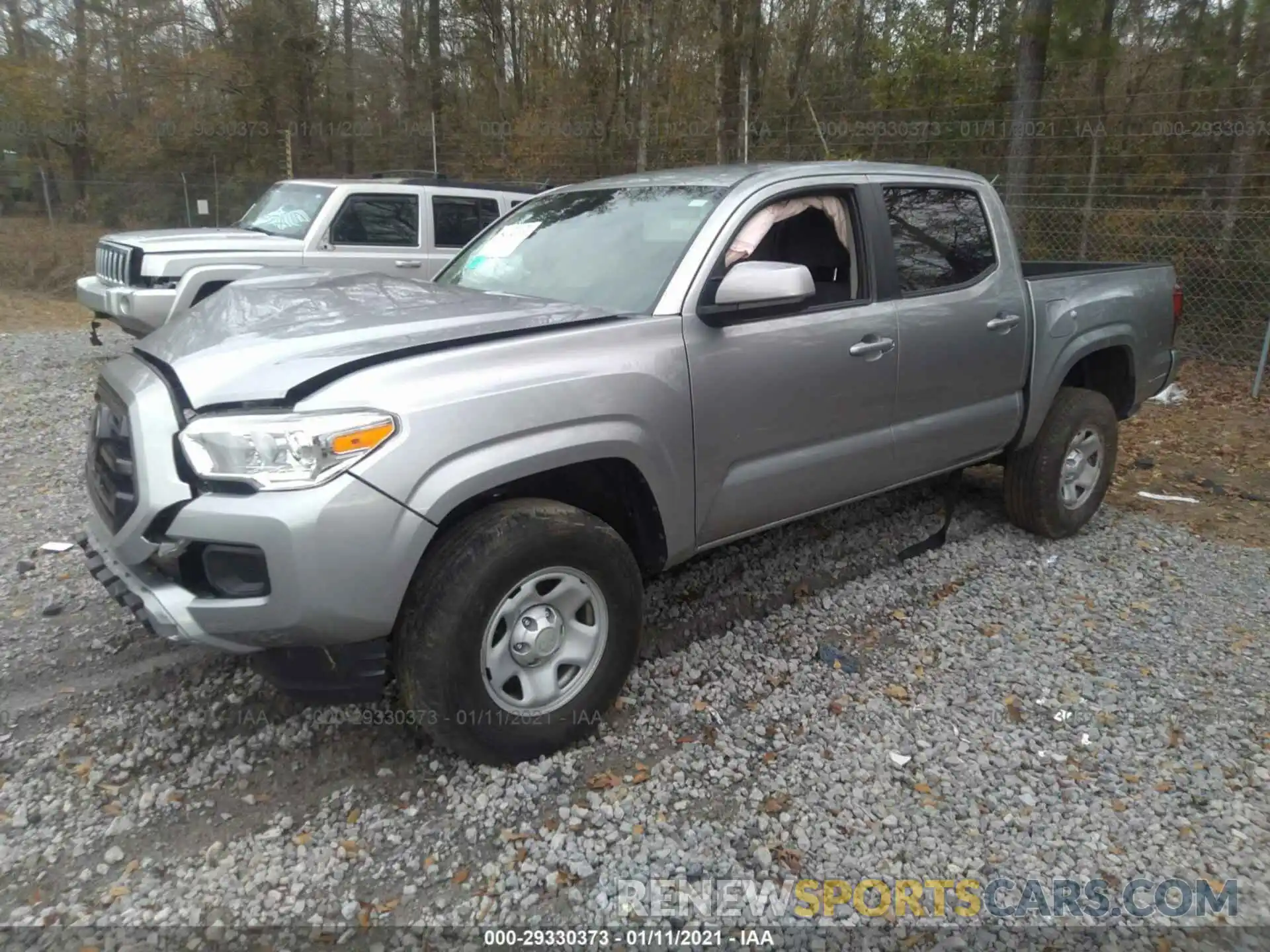 2 Photograph of a damaged car 5TFAX5GN7KX153578 TOYOTA TACOMA 2WD 2019