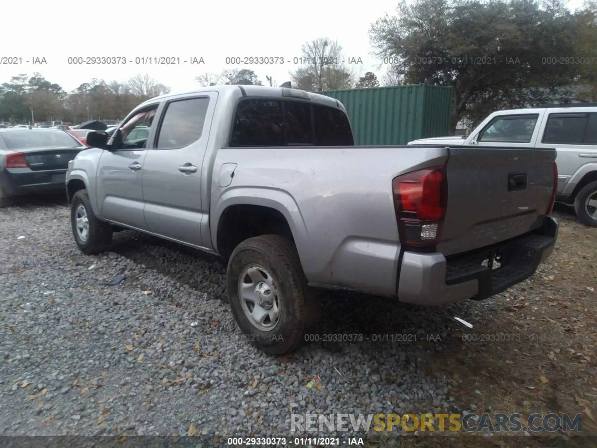 3 Photograph of a damaged car 5TFAX5GN7KX153578 TOYOTA TACOMA 2WD 2019