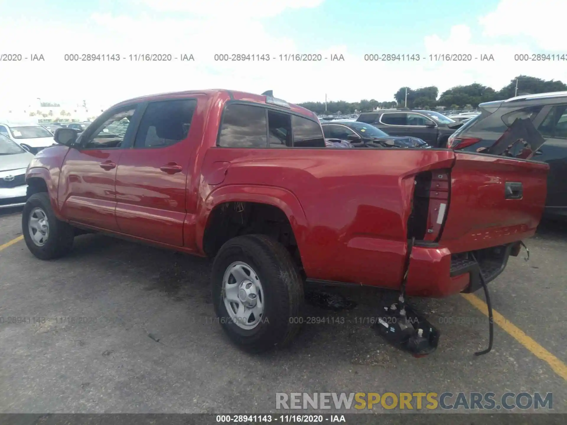 3 Photograph of a damaged car 5TFAX5GN7KX154018 TOYOTA TACOMA 2WD 2019