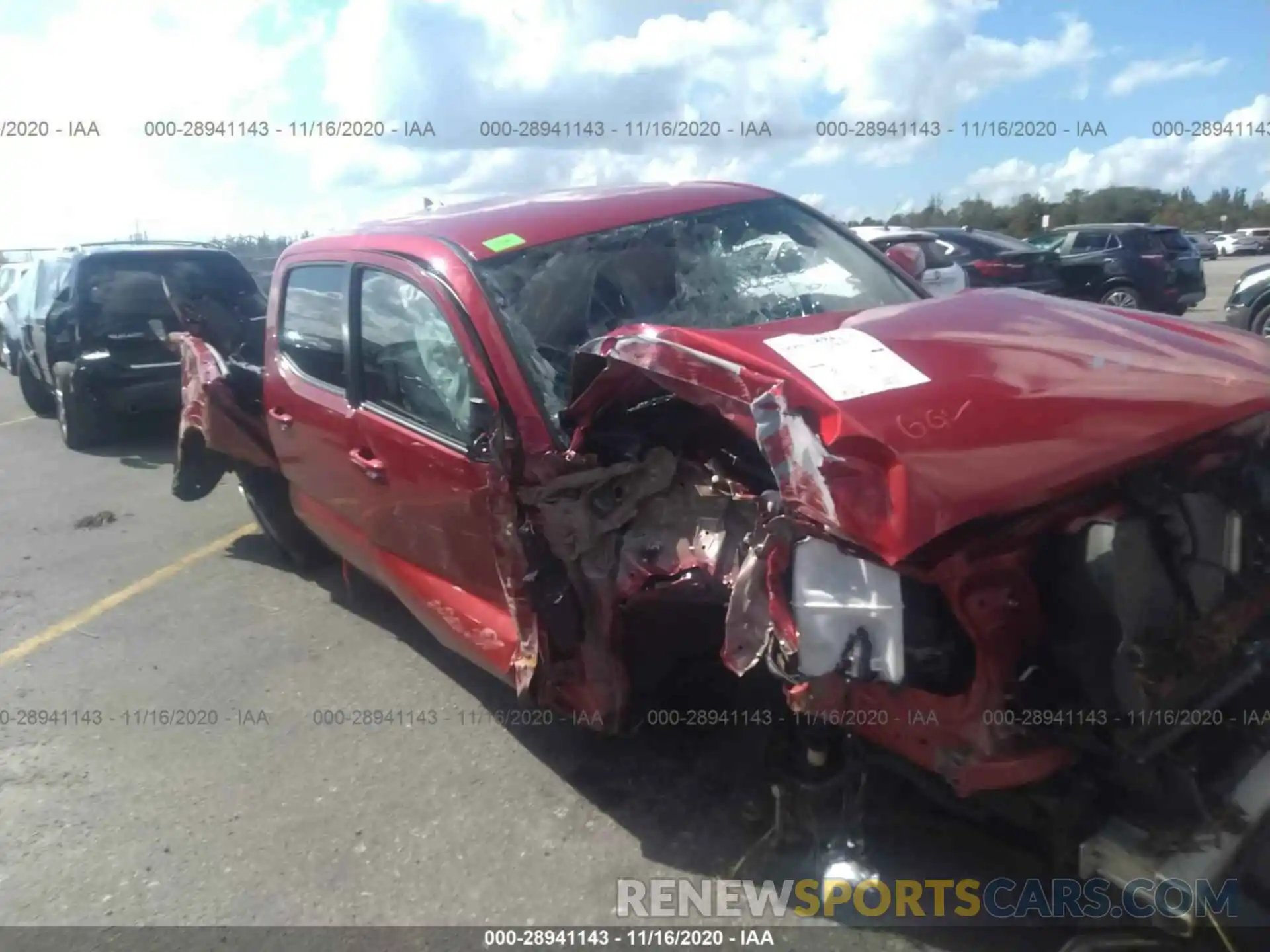 6 Photograph of a damaged car 5TFAX5GN7KX154018 TOYOTA TACOMA 2WD 2019