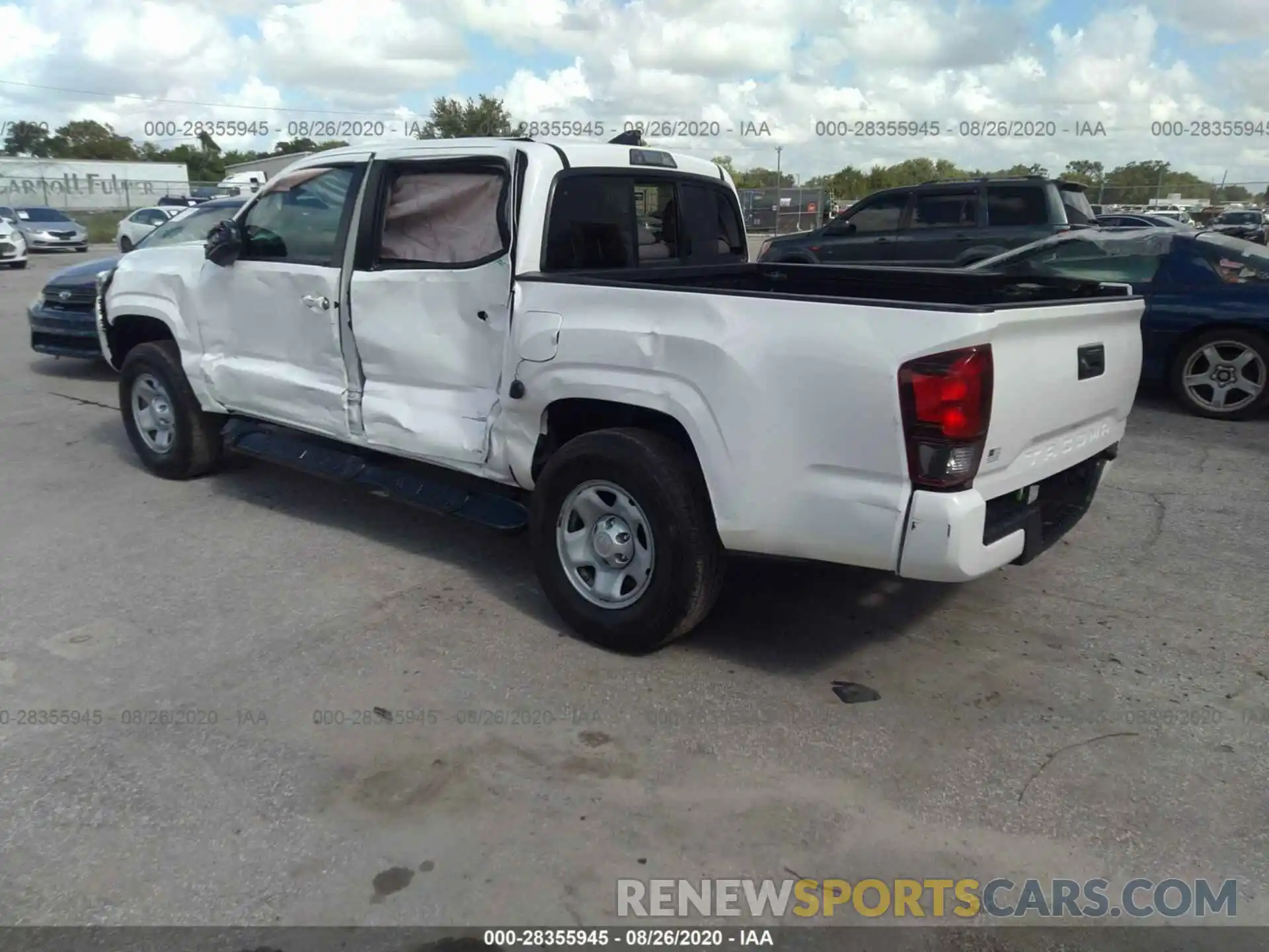 3 Photograph of a damaged car 5TFAX5GN7KX154956 TOYOTA TACOMA 2WD 2019