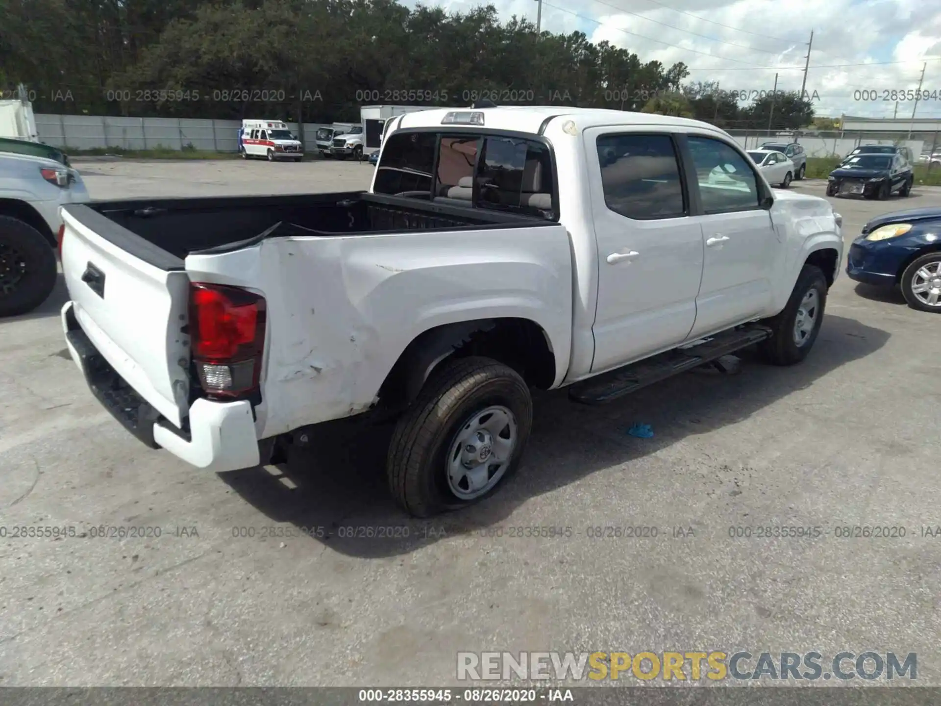 4 Photograph of a damaged car 5TFAX5GN7KX154956 TOYOTA TACOMA 2WD 2019