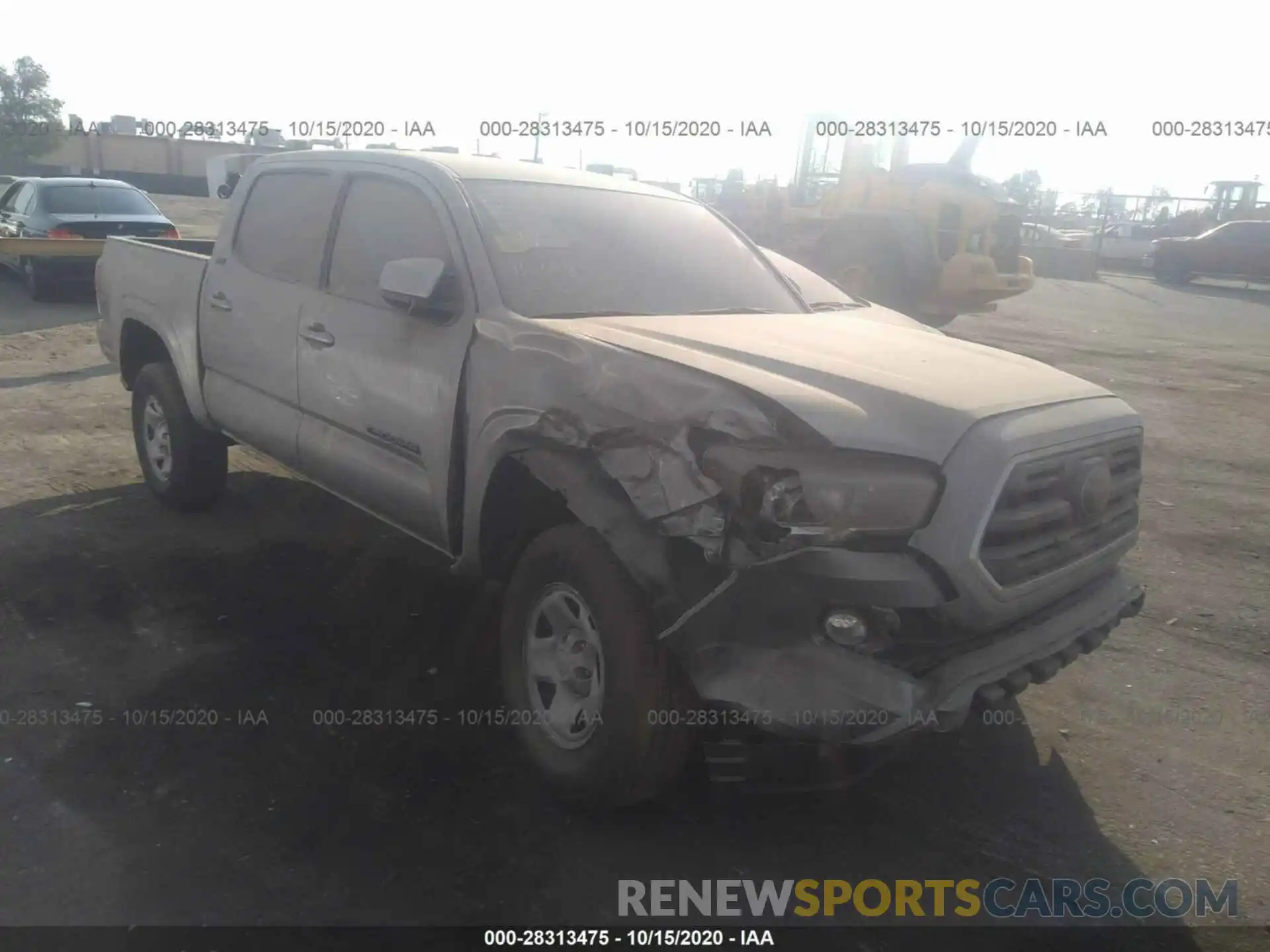 1 Photograph of a damaged car 5TFAX5GN7KX157551 TOYOTA TACOMA 2WD 2019