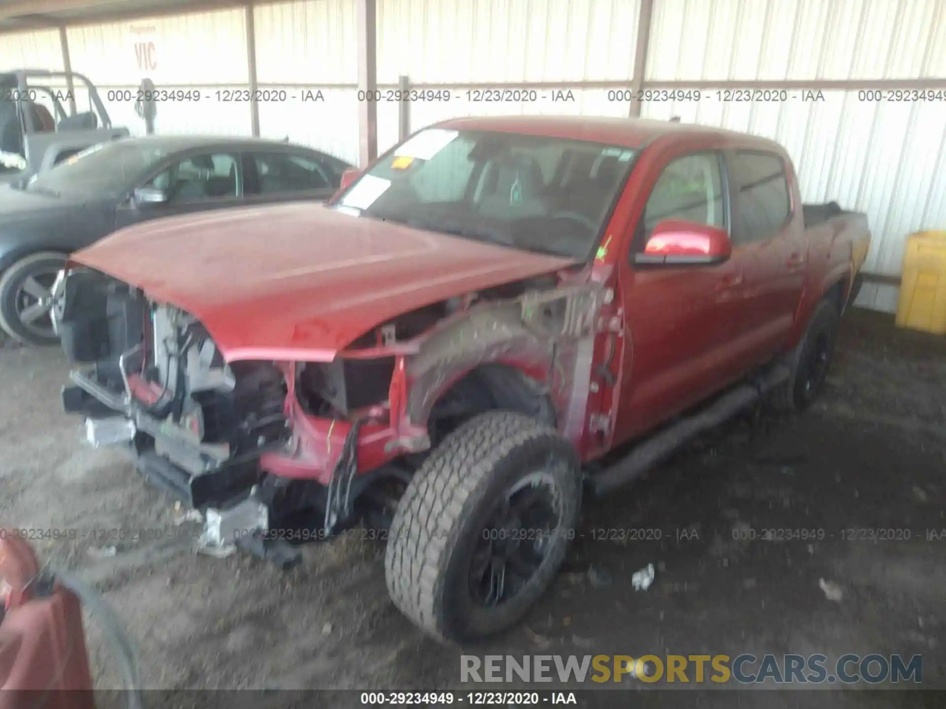 2 Photograph of a damaged car 5TFAX5GN8KX139477 TOYOTA TACOMA 2WD 2019