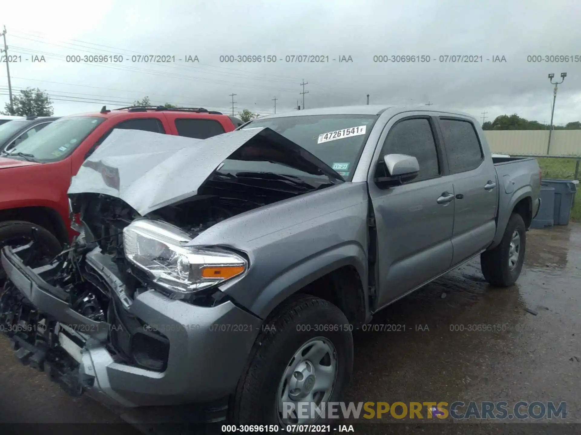 2 Photograph of a damaged car 5TFAX5GN8KX140225 TOYOTA TACOMA 2WD 2019