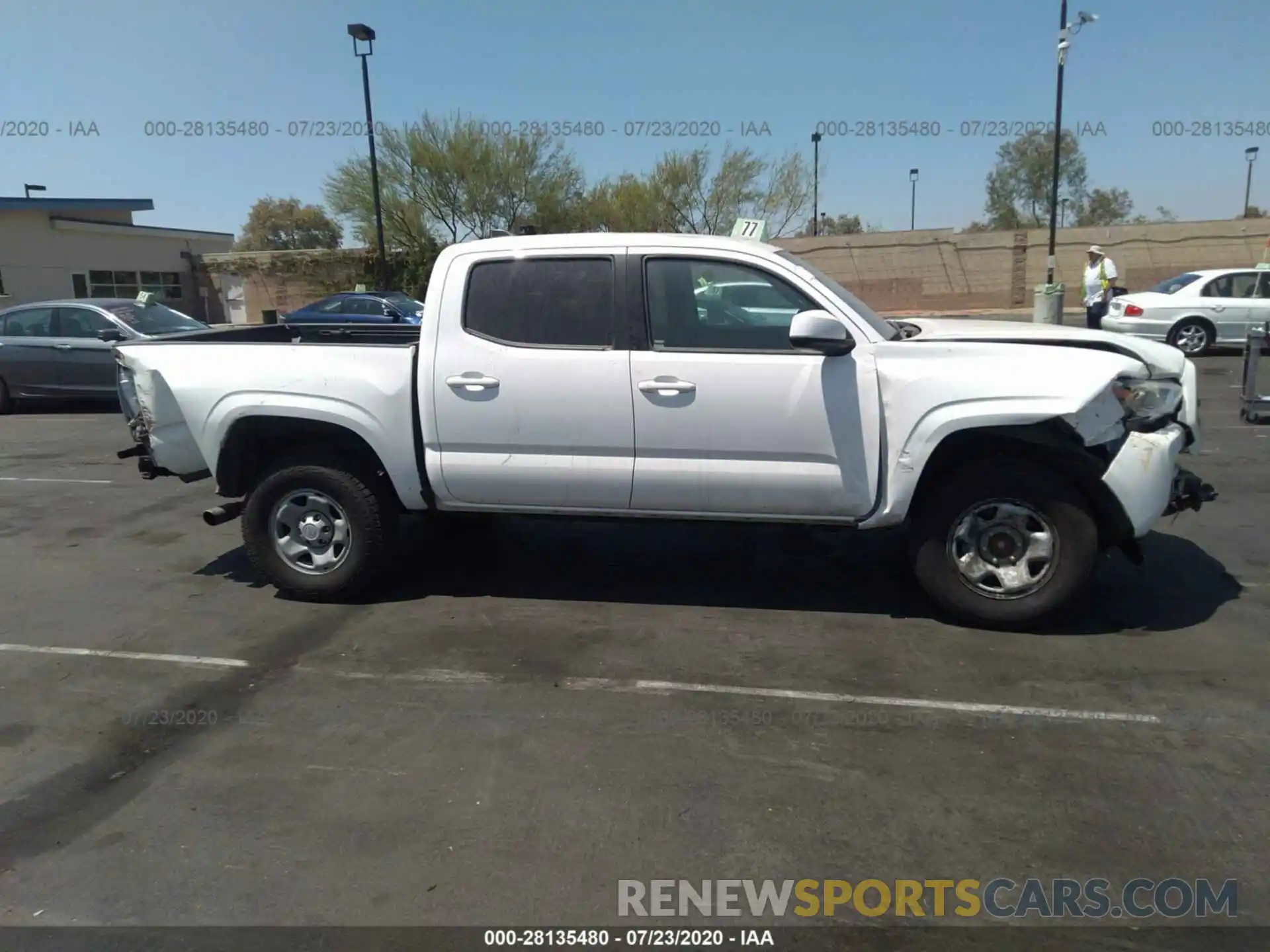 6 Photograph of a damaged car 5TFAX5GN8KX147112 TOYOTA TACOMA 2WD 2019