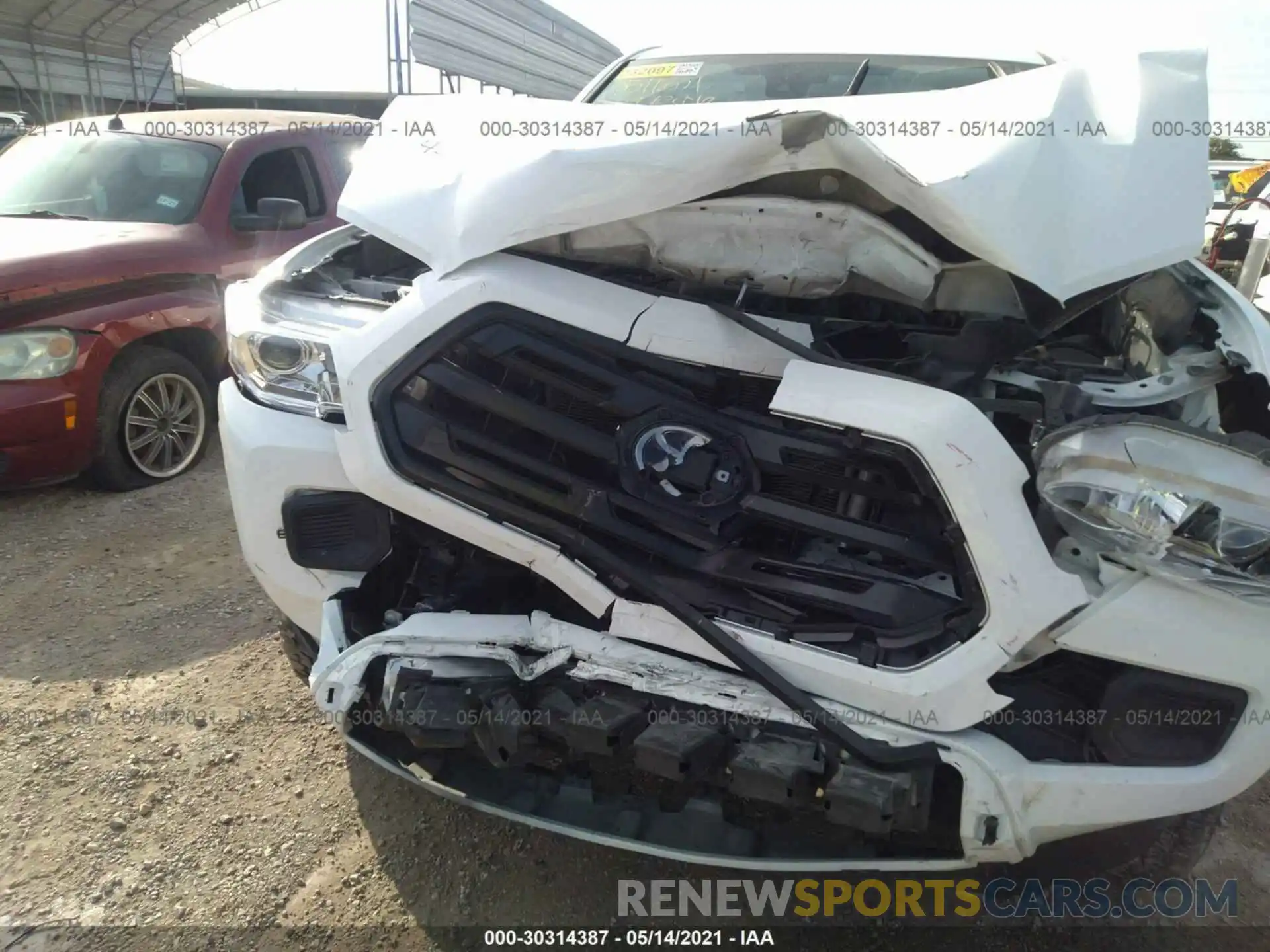 6 Photograph of a damaged car 5TFAX5GN8KX161978 TOYOTA TACOMA 2WD 2019