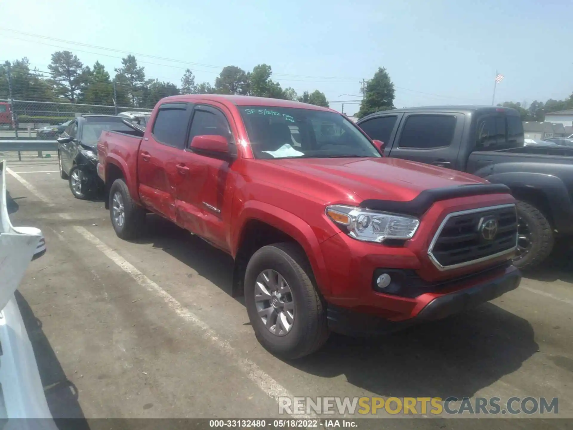 1 Photograph of a damaged car 5TFAX5GN9KX135373 TOYOTA TACOMA 2WD 2019