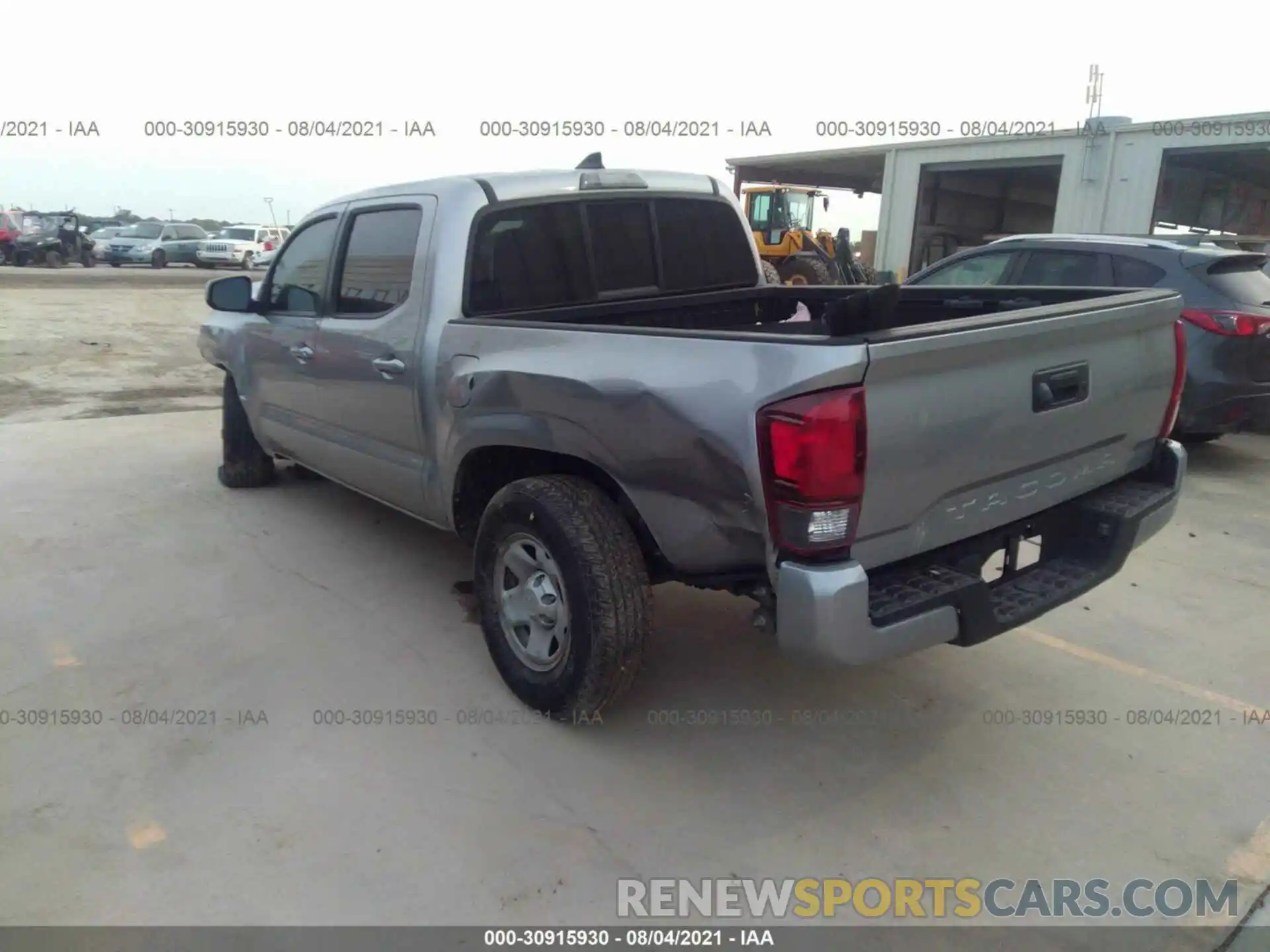 3 Photograph of a damaged car 5TFAX5GN9KX135857 TOYOTA TACOMA 2WD 2019