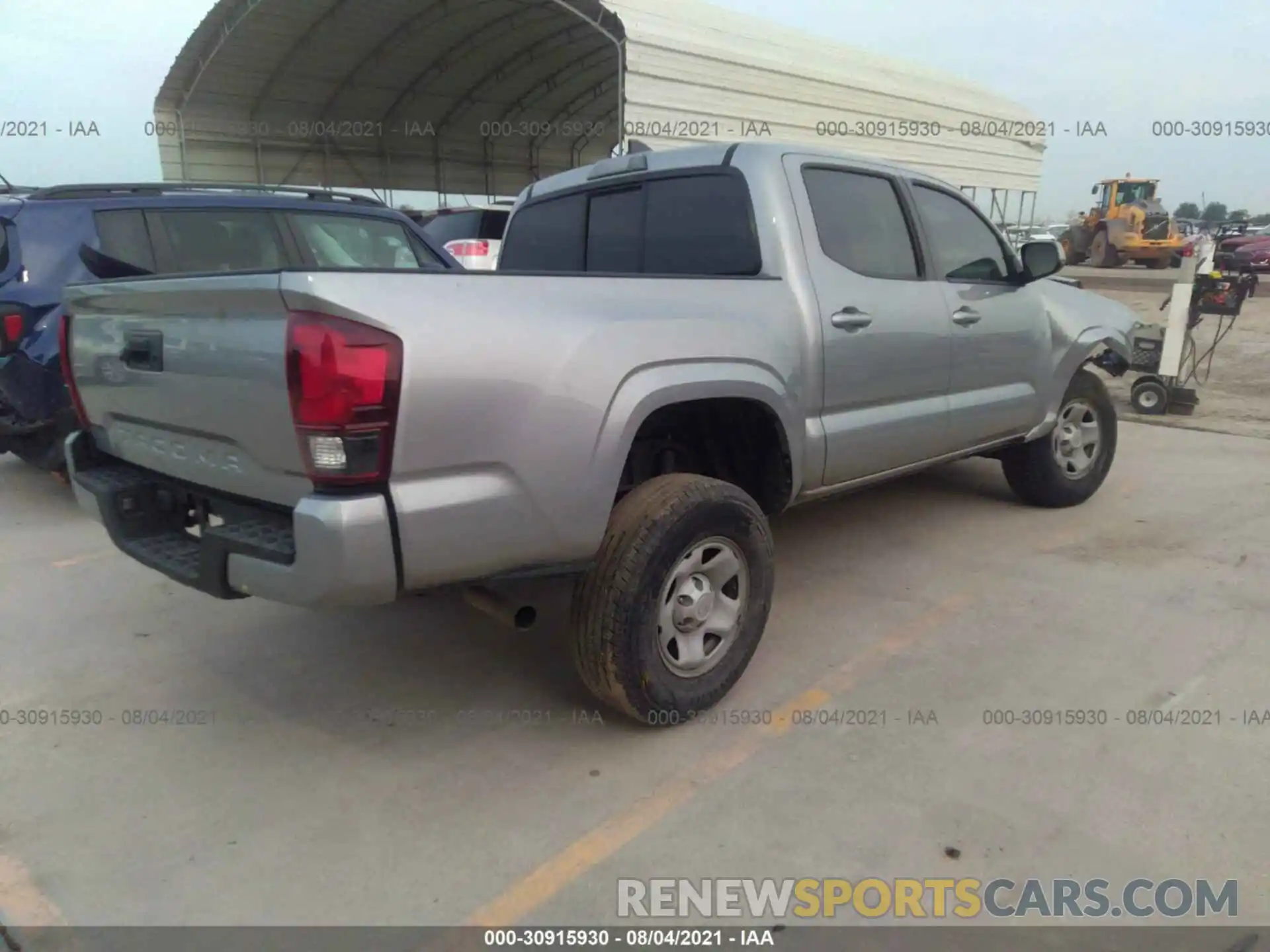 4 Photograph of a damaged car 5TFAX5GN9KX135857 TOYOTA TACOMA 2WD 2019