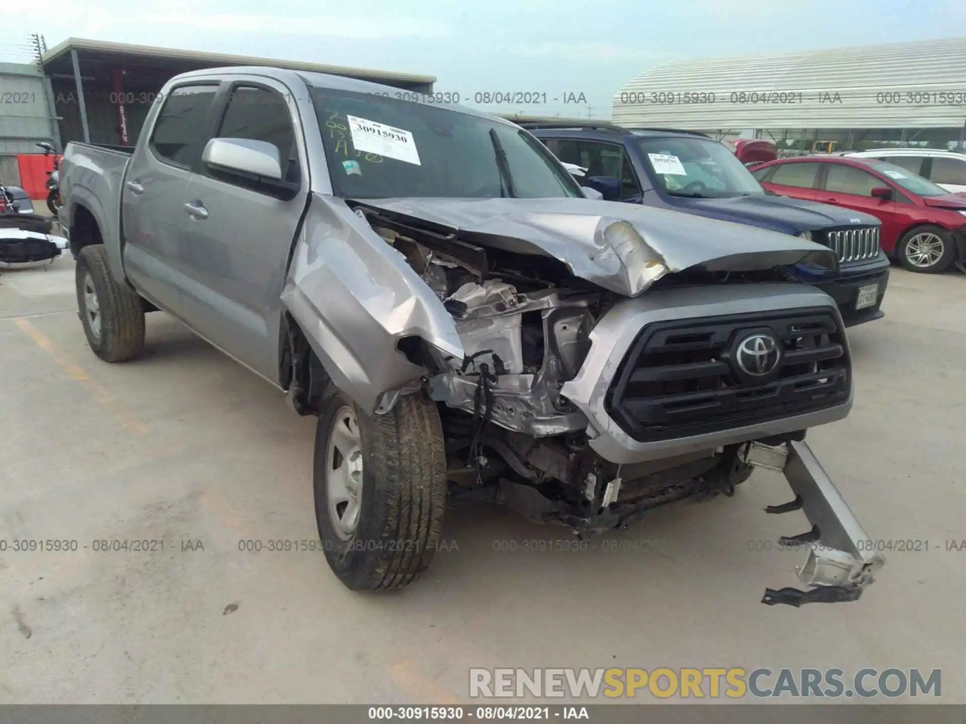 6 Photograph of a damaged car 5TFAX5GN9KX135857 TOYOTA TACOMA 2WD 2019