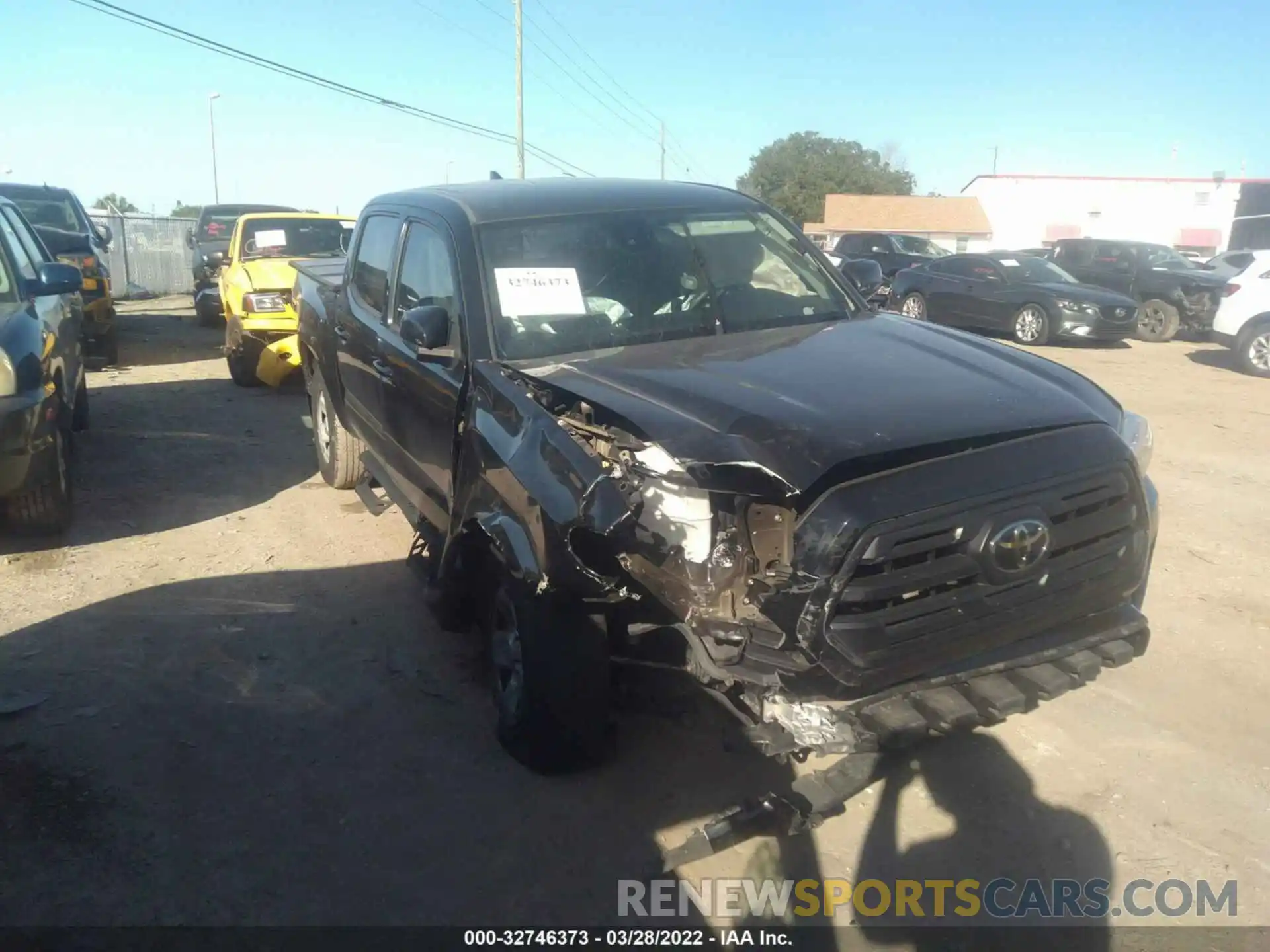 1 Photograph of a damaged car 5TFAX5GN9KX140363 TOYOTA TACOMA 2WD 2019