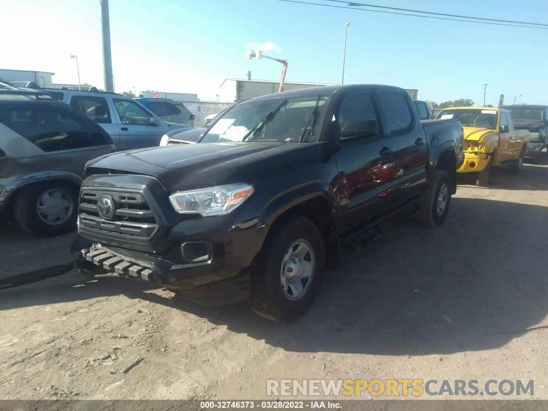 2 Photograph of a damaged car 5TFAX5GN9KX140363 TOYOTA TACOMA 2WD 2019