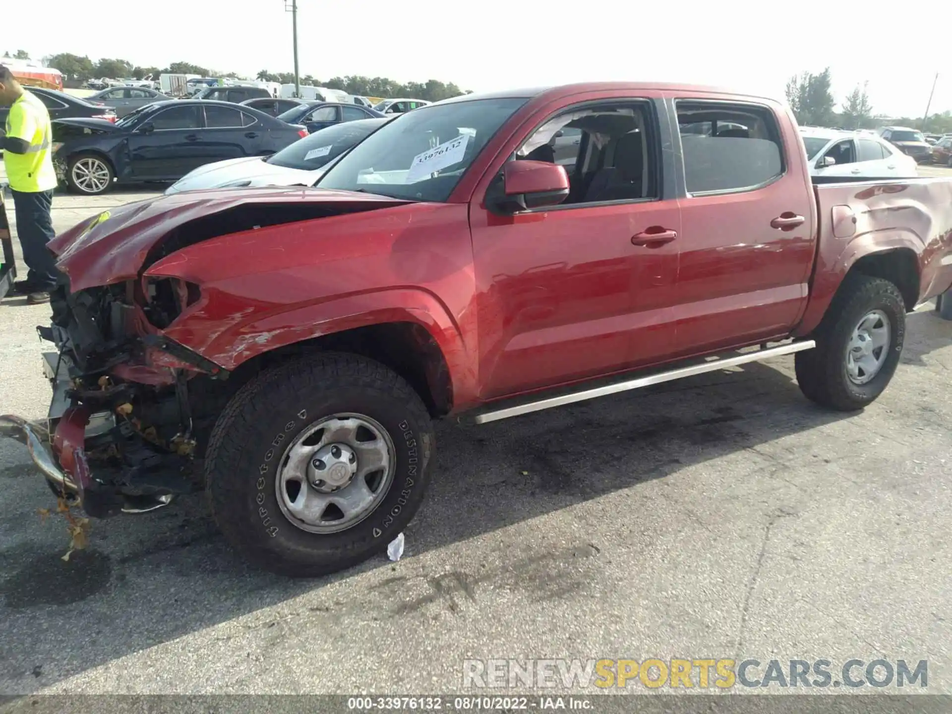 2 Photograph of a damaged car 5TFAX5GN9KX141920 TOYOTA TACOMA 2WD 2019