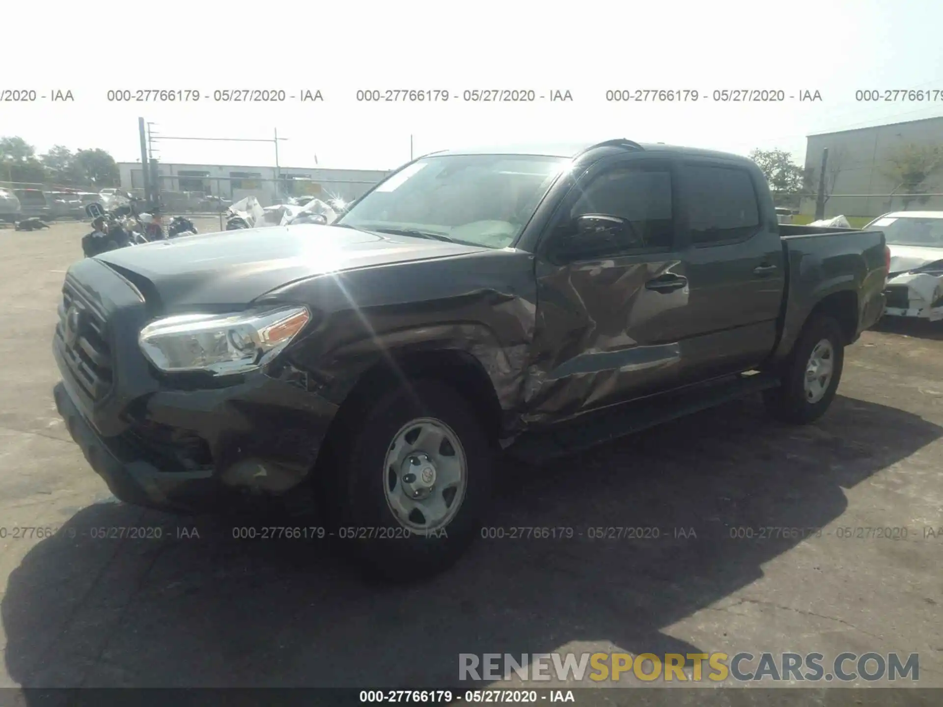 2 Photograph of a damaged car 5TFAX5GN9KX143473 TOYOTA TACOMA 2WD 2019