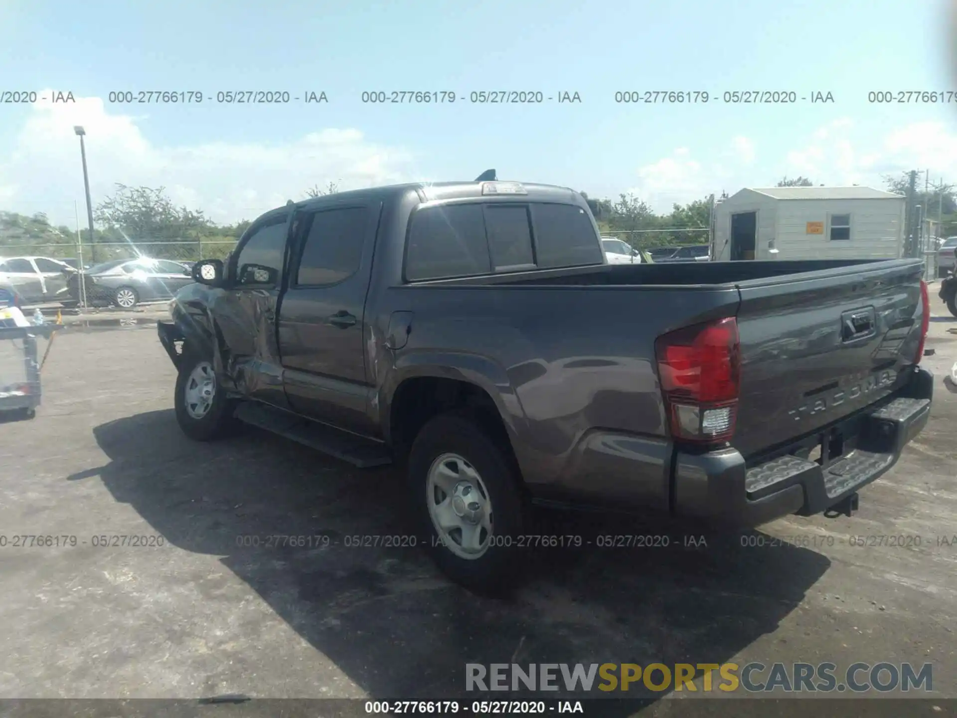 3 Photograph of a damaged car 5TFAX5GN9KX143473 TOYOTA TACOMA 2WD 2019