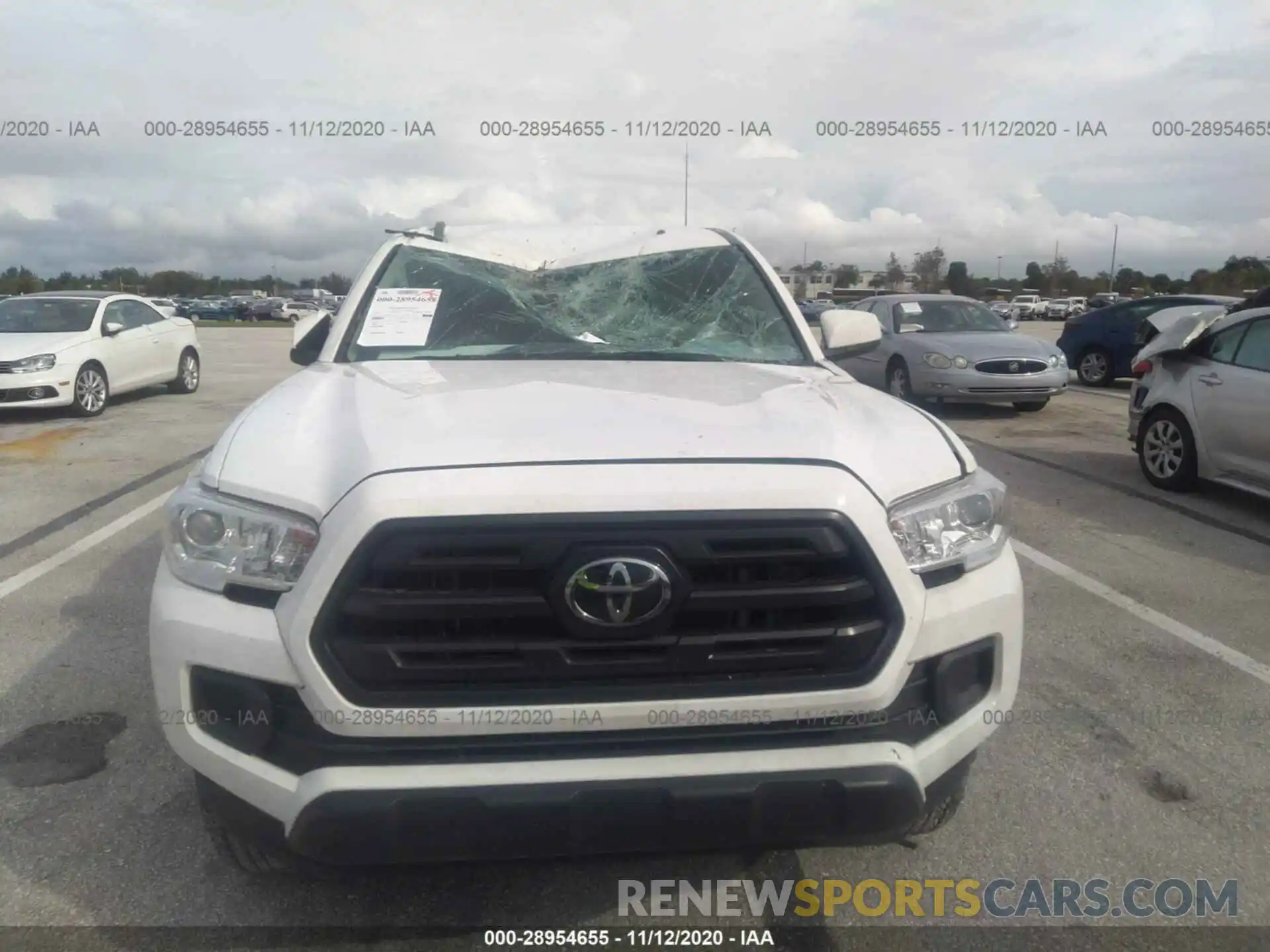 6 Photograph of a damaged car 5TFAX5GN9KX161102 TOYOTA TACOMA 2WD 2019