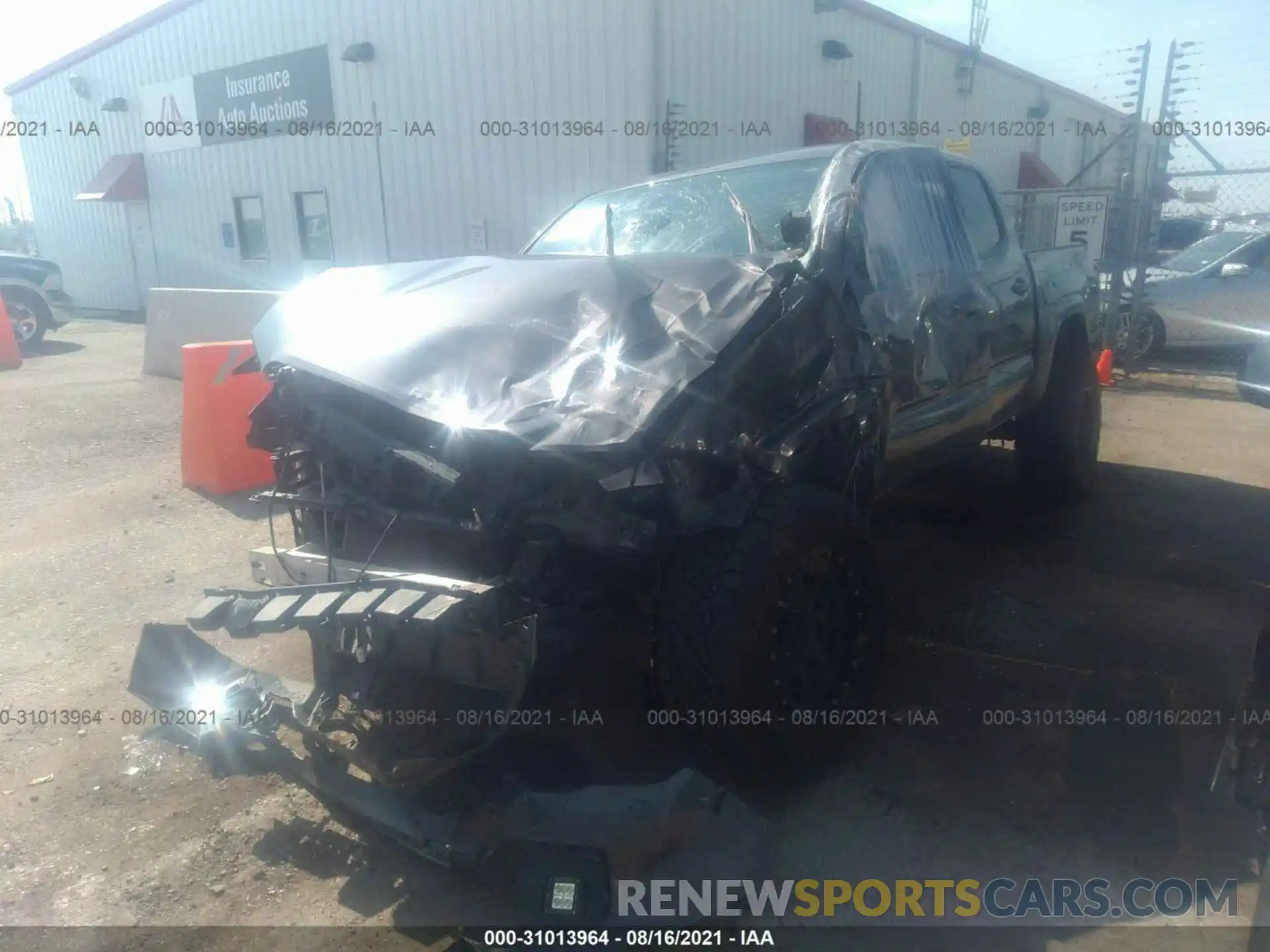 2 Photograph of a damaged car 5TFAX5GN9KX163142 TOYOTA TACOMA 2WD 2019