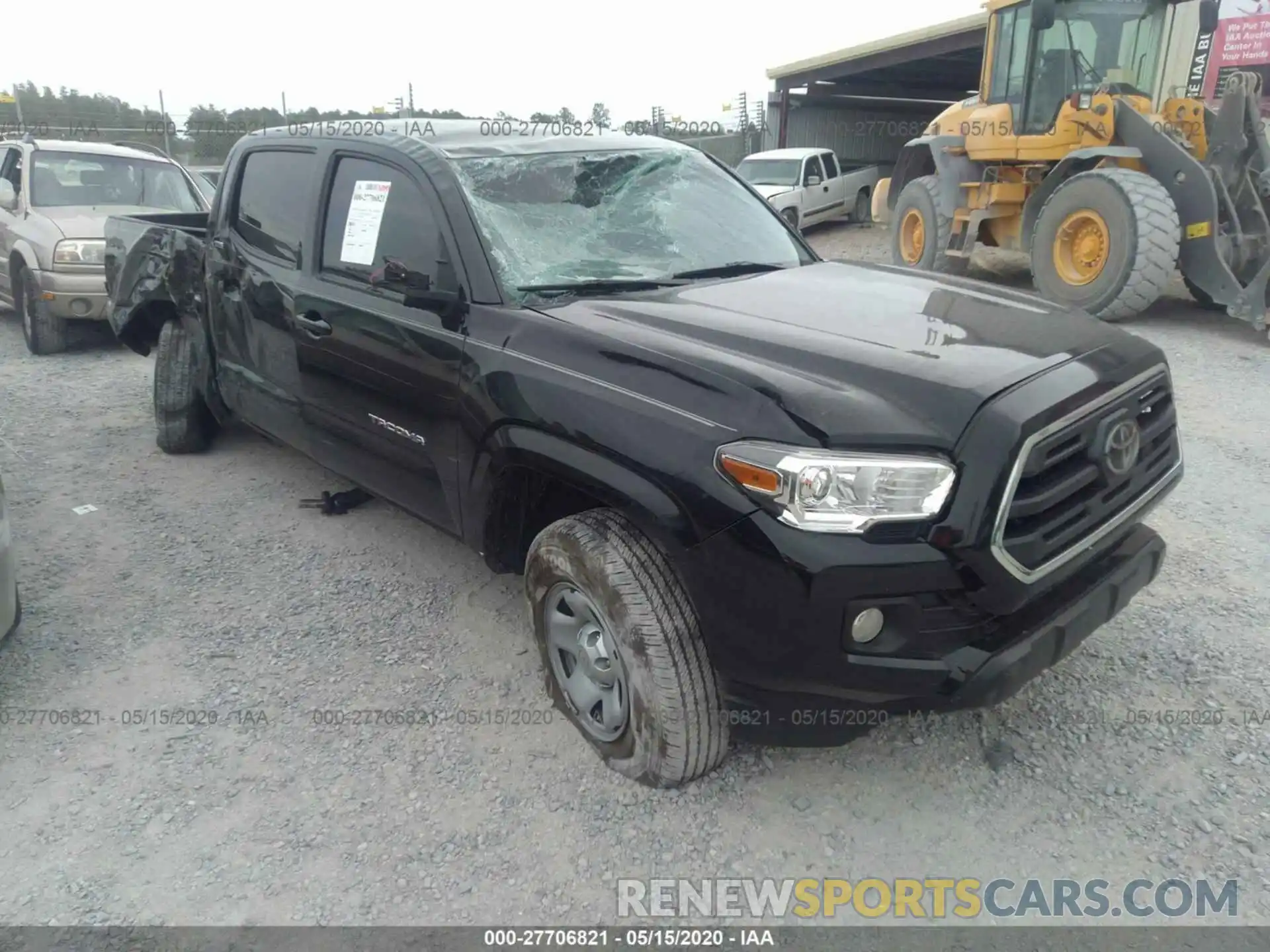 1 Photograph of a damaged car 5TFAX5GNXKX134796 TOYOTA TACOMA 2WD 2019