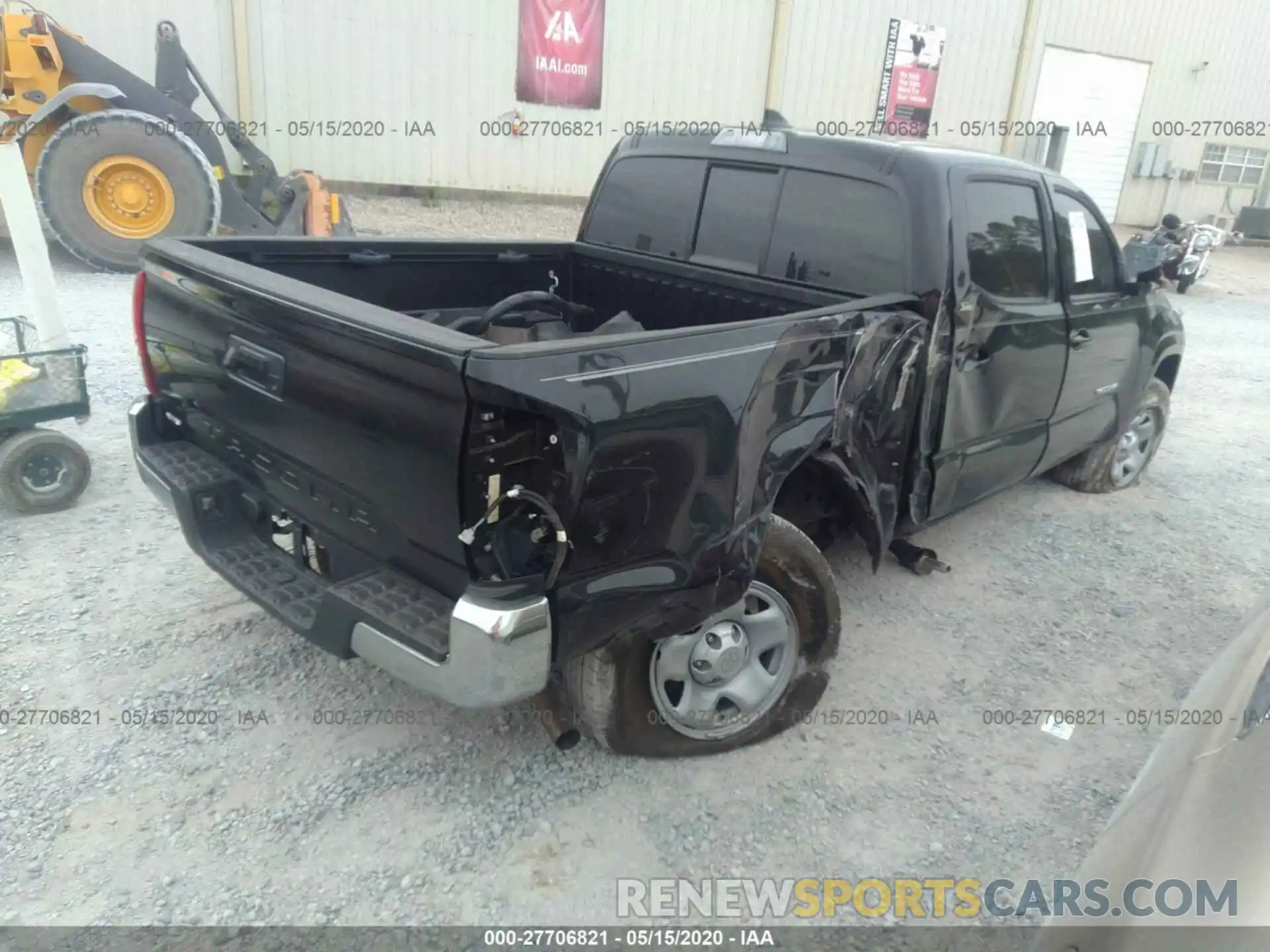 4 Фотография поврежденного автомобиля 5TFAX5GNXKX134796 TOYOTA TACOMA 2WD 2019