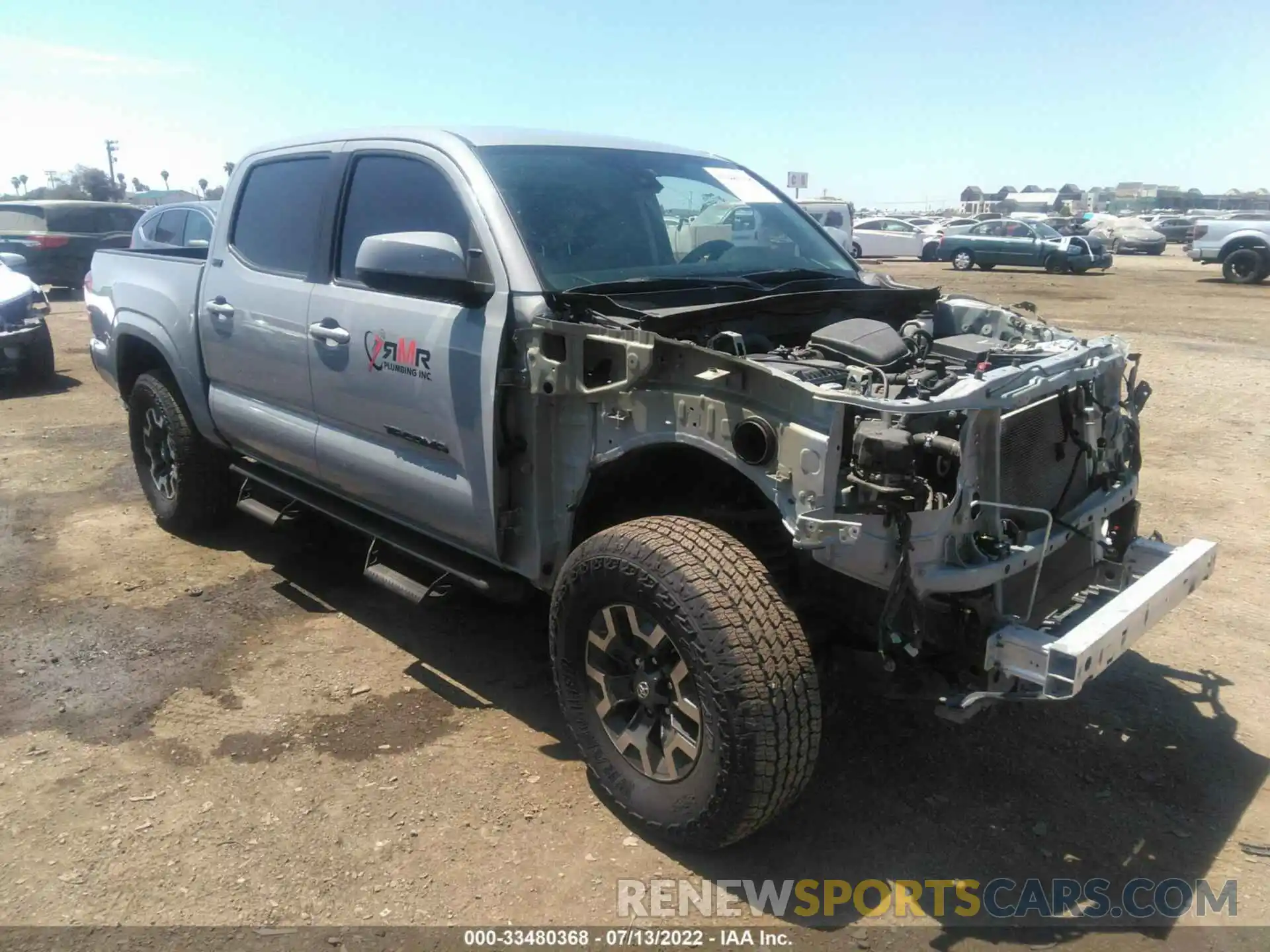 1 Photograph of a damaged car 5TFAX5GNXKX150500 TOYOTA TACOMA 2WD 2019