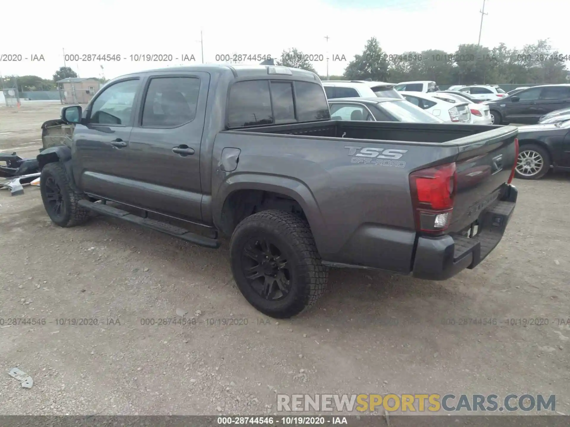 3 Photograph of a damaged car 5TFAX5GNXKX151422 TOYOTA TACOMA 2WD 2019