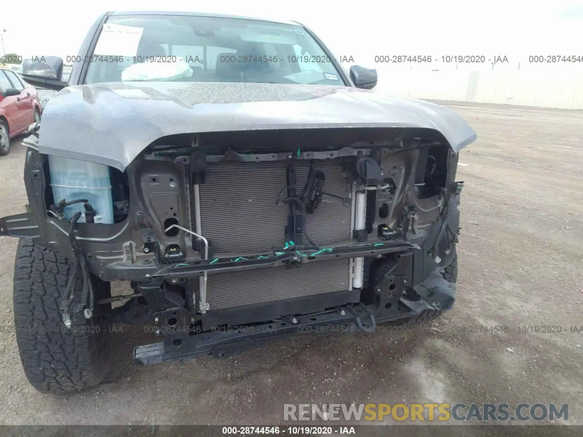 6 Photograph of a damaged car 5TFAX5GNXKX151422 TOYOTA TACOMA 2WD 2019