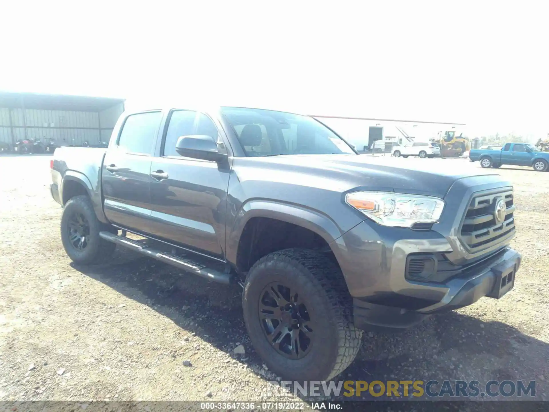 1 Photograph of a damaged car 5TFAX5GNXKX152733 TOYOTA TACOMA 2WD 2019