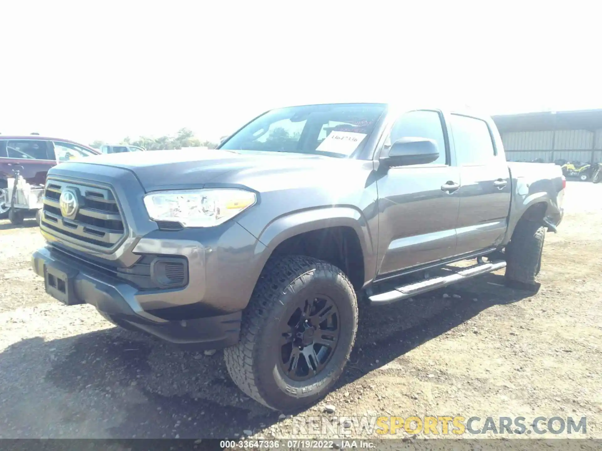 2 Photograph of a damaged car 5TFAX5GNXKX152733 TOYOTA TACOMA 2WD 2019