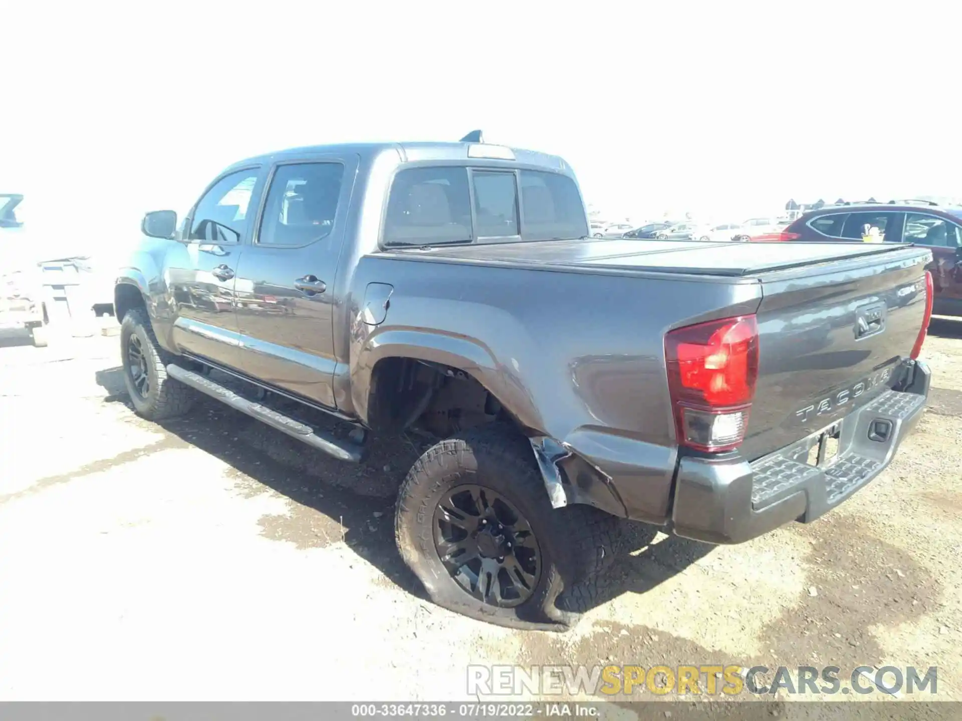 3 Photograph of a damaged car 5TFAX5GNXKX152733 TOYOTA TACOMA 2WD 2019