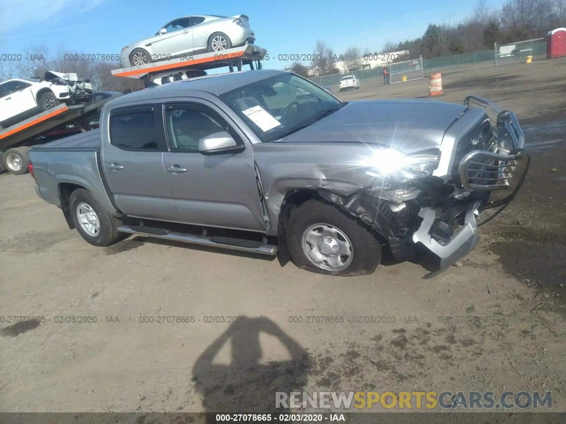 1 Photograph of a damaged car 5TFAX5GNXKX160749 TOYOTA TACOMA 2WD 2019