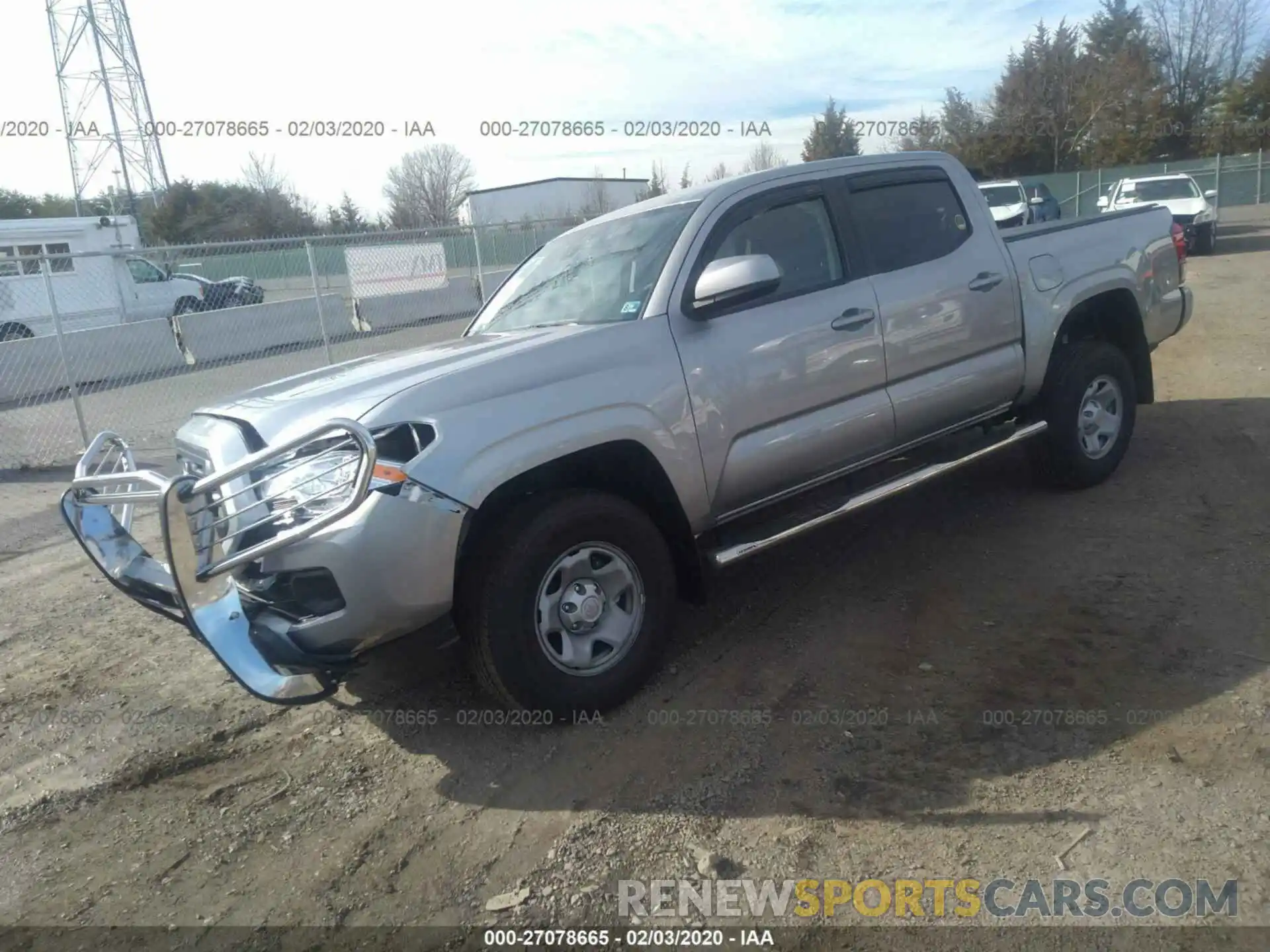 2 Photograph of a damaged car 5TFAX5GNXKX160749 TOYOTA TACOMA 2WD 2019