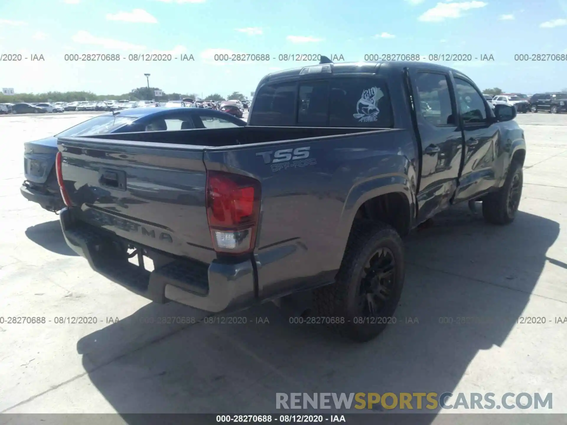 4 Photograph of a damaged car 5TFAX5GNXKX162887 TOYOTA TACOMA 2WD 2019