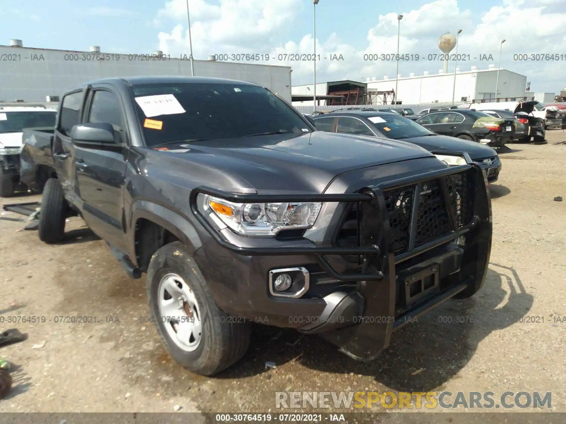 1 Photograph of a damaged car 5TFAX5GNXKX164574 TOYOTA TACOMA 2WD 2019