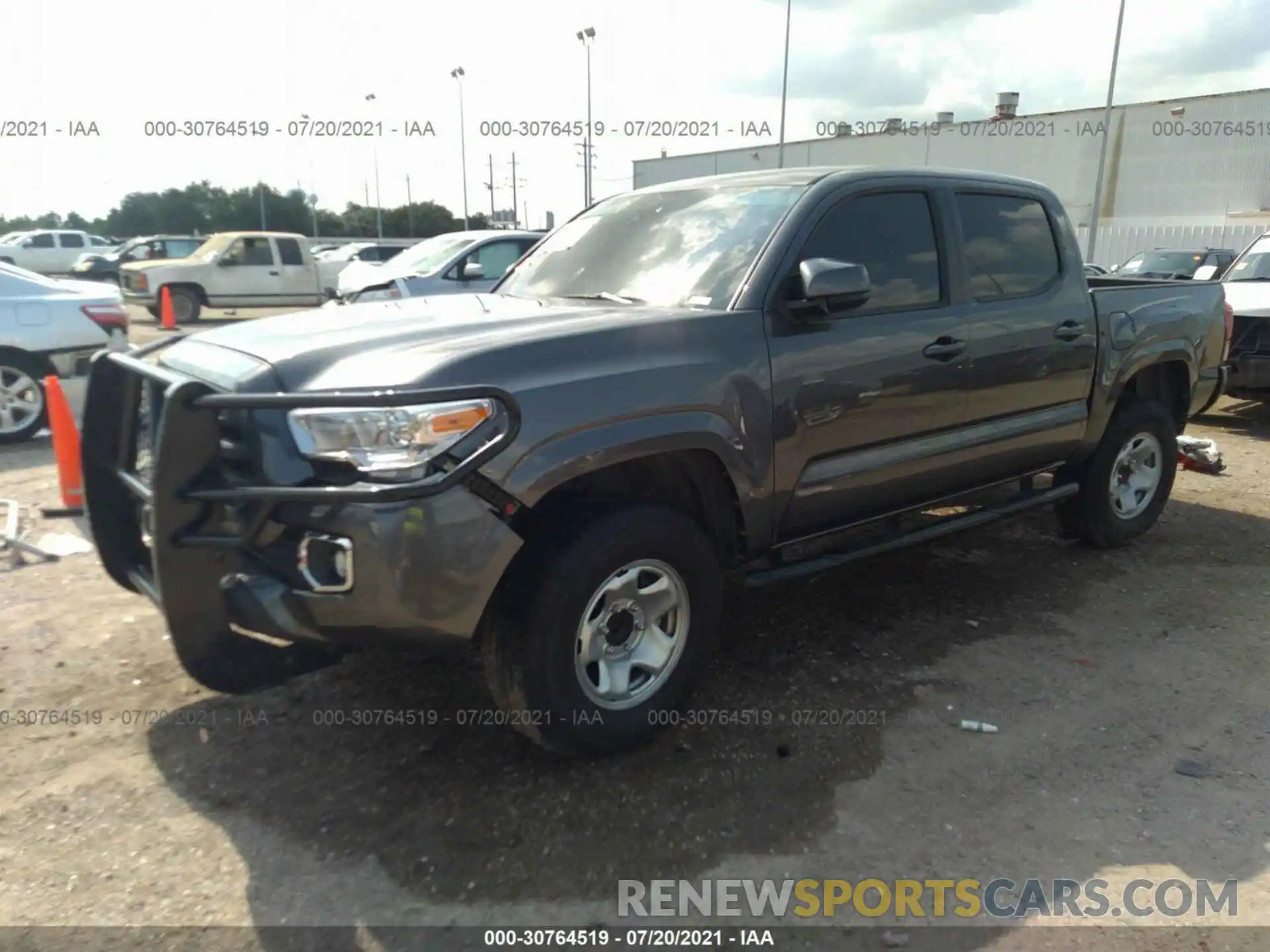 2 Photograph of a damaged car 5TFAX5GNXKX164574 TOYOTA TACOMA 2WD 2019