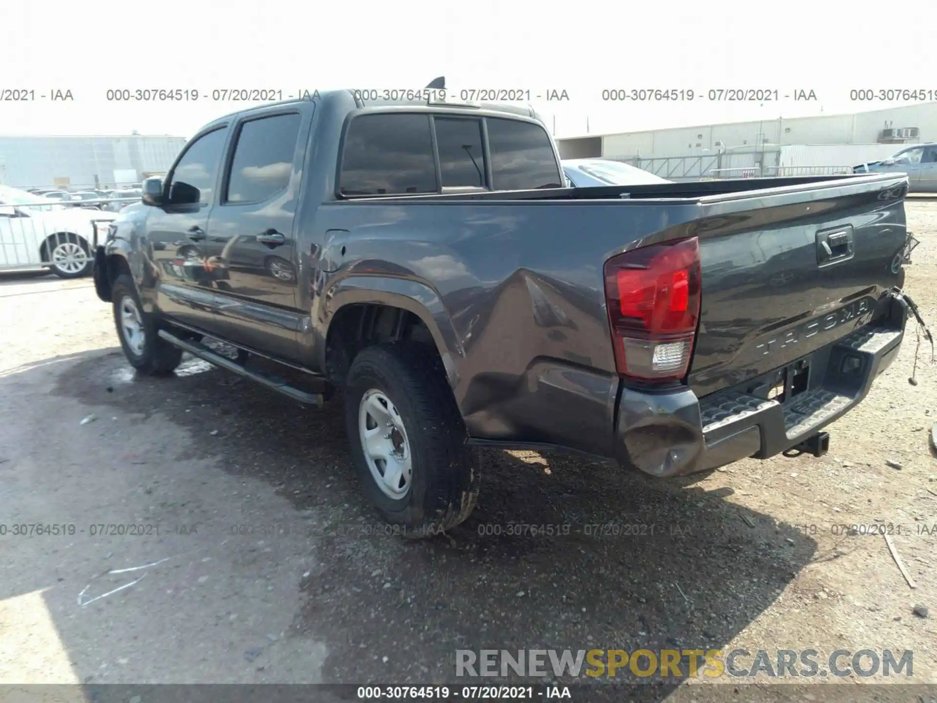 3 Photograph of a damaged car 5TFAX5GNXKX164574 TOYOTA TACOMA 2WD 2019