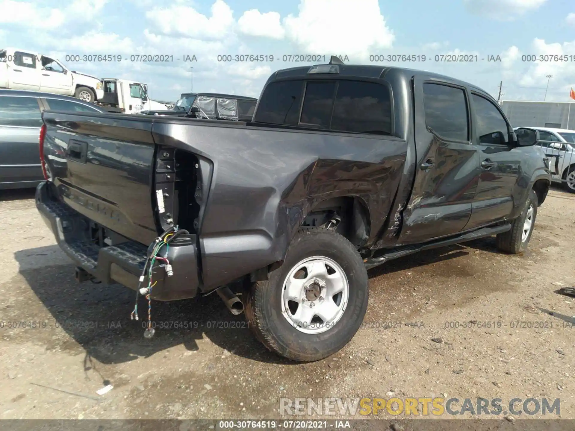 4 Photograph of a damaged car 5TFAX5GNXKX164574 TOYOTA TACOMA 2WD 2019