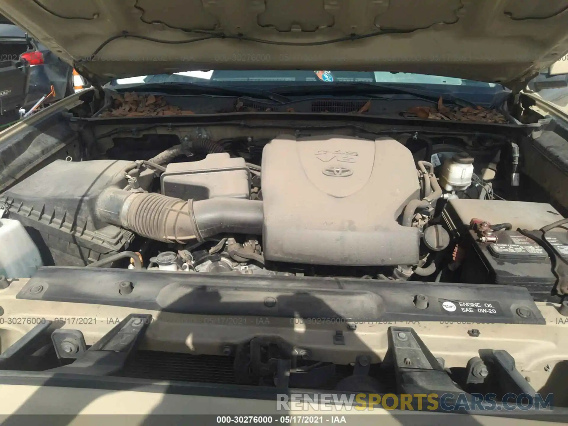 10 Photograph of a damaged car 5TFAZ5CN0KX075595 TOYOTA TACOMA 2WD 2019