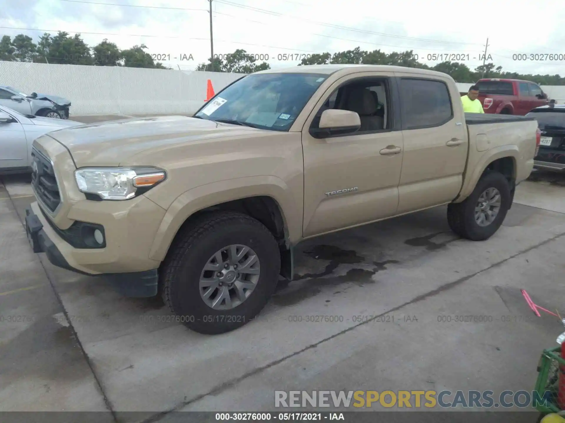 2 Photograph of a damaged car 5TFAZ5CN0KX075595 TOYOTA TACOMA 2WD 2019