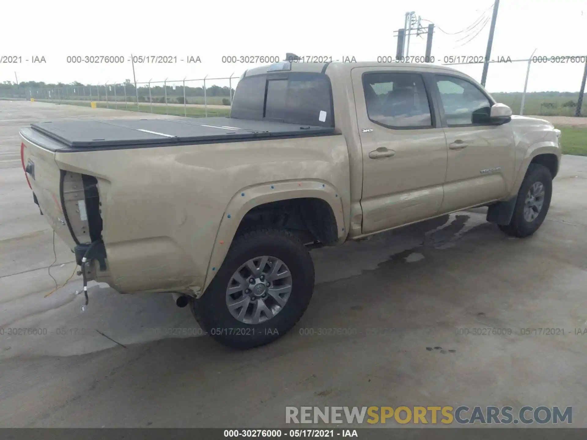 4 Фотография поврежденного автомобиля 5TFAZ5CN0KX075595 TOYOTA TACOMA 2WD 2019