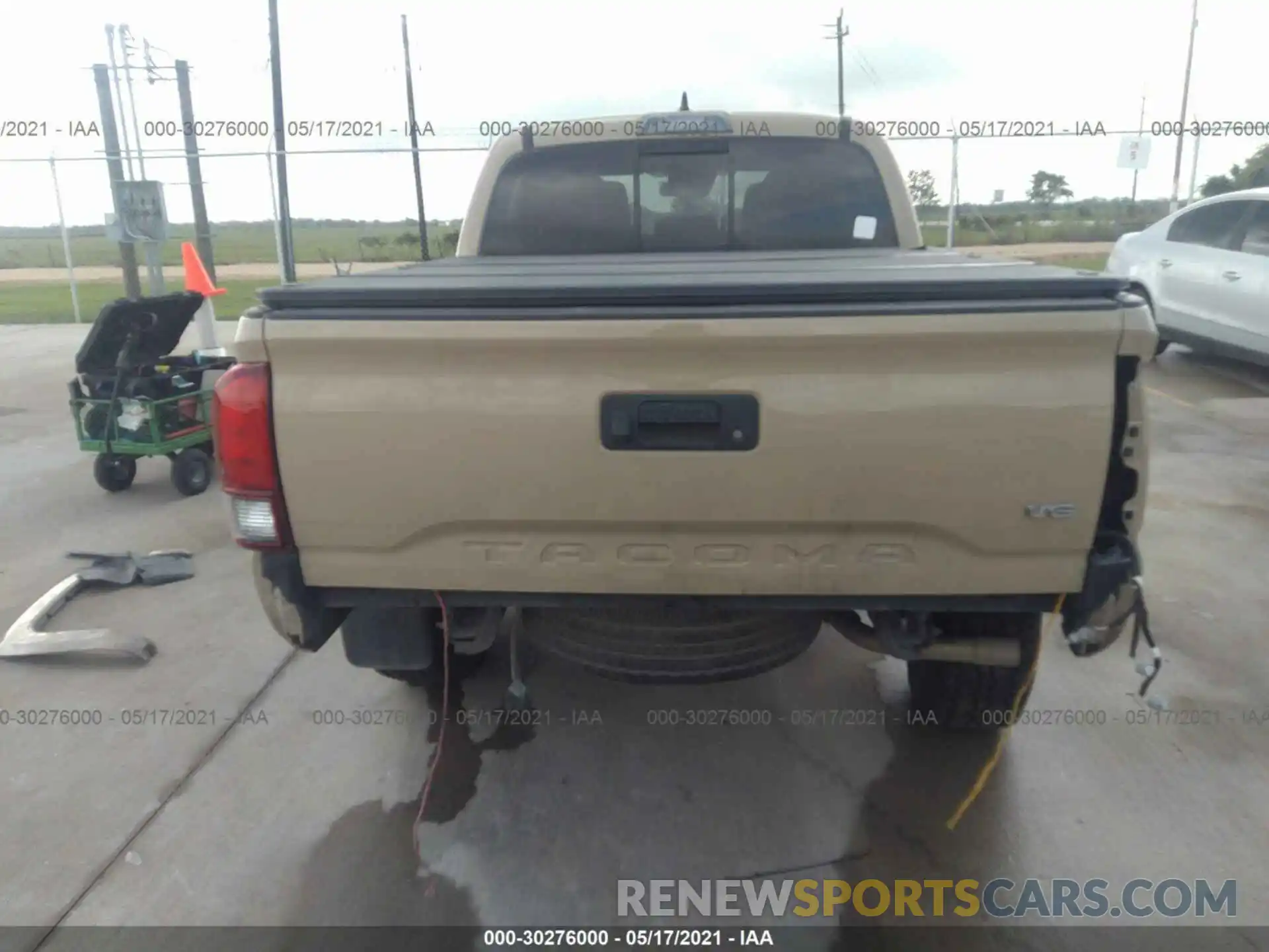 6 Photograph of a damaged car 5TFAZ5CN0KX075595 TOYOTA TACOMA 2WD 2019