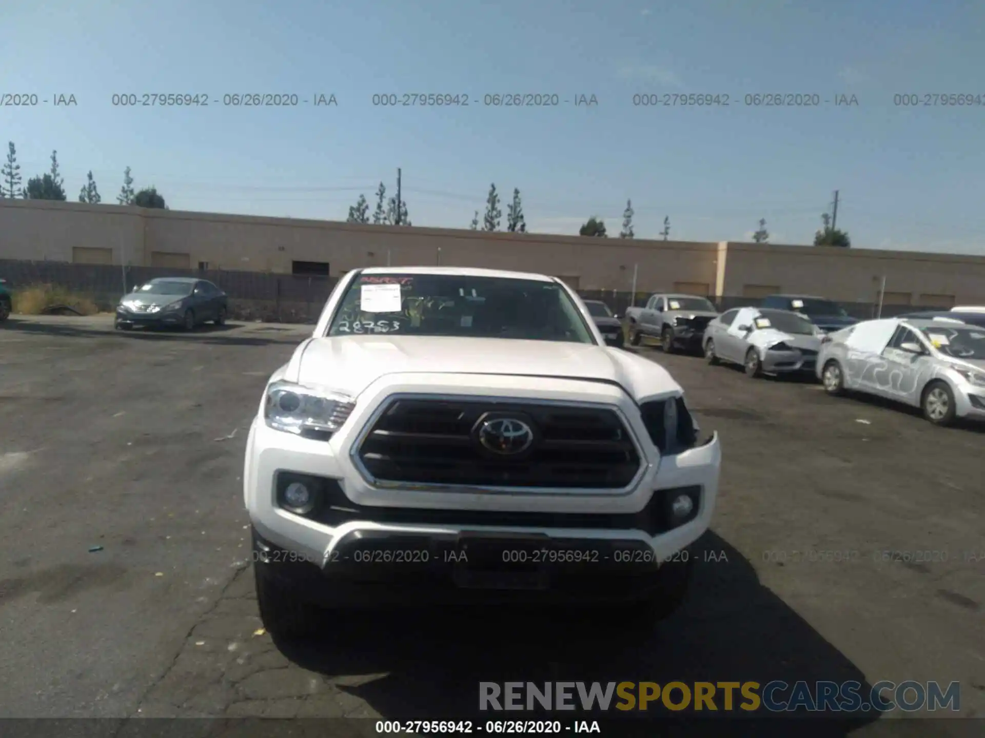 6 Photograph of a damaged car 5TFAZ5CN0KX075984 TOYOTA TACOMA 2WD 2019