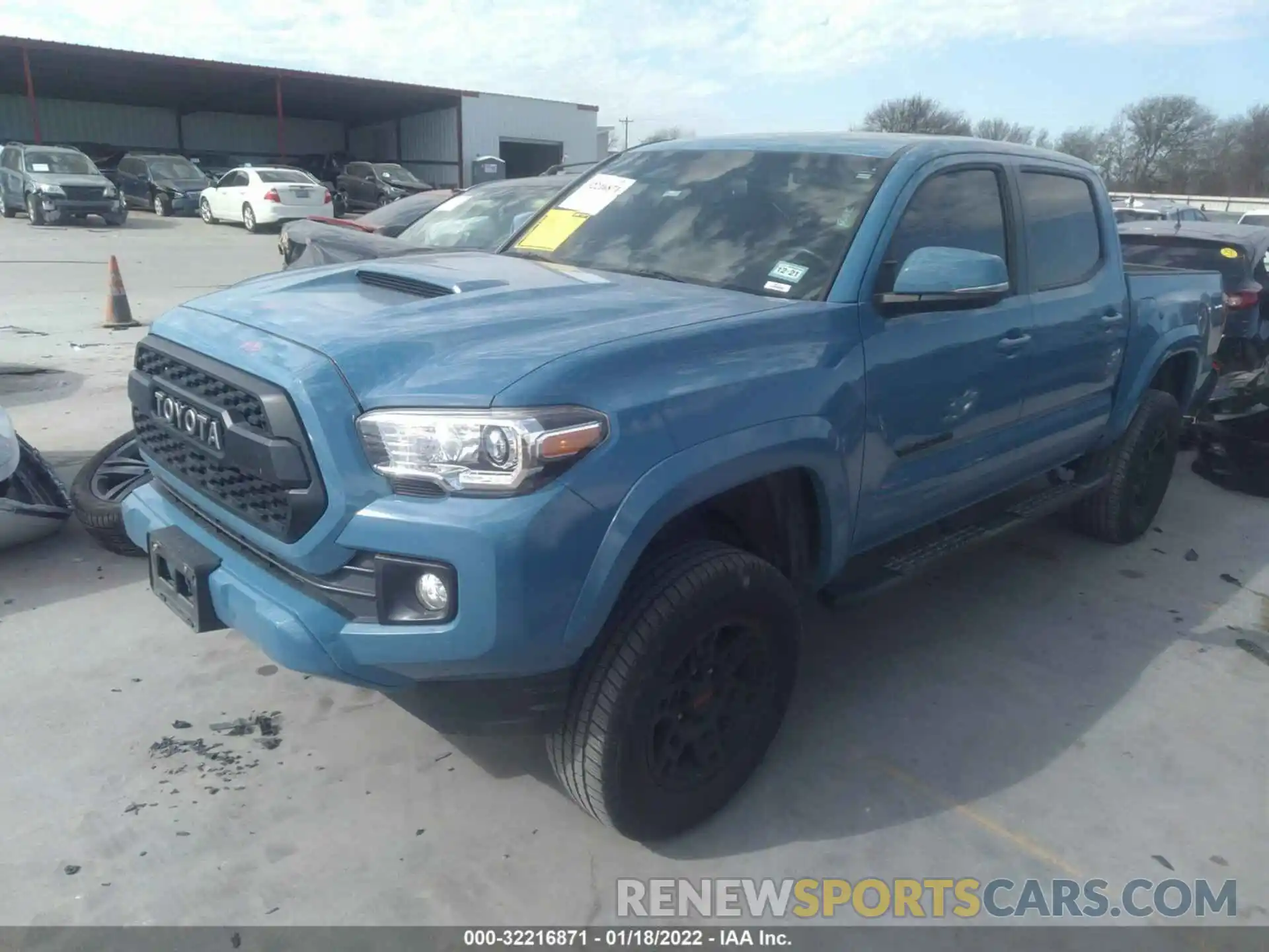 2 Photograph of a damaged car 5TFAZ5CN0KX076570 TOYOTA TACOMA 2WD 2019