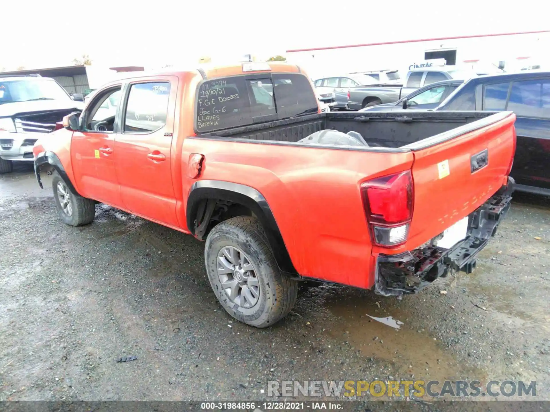 3 Photograph of a damaged car 5TFAZ5CN0KX081560 TOYOTA TACOMA 2WD 2019