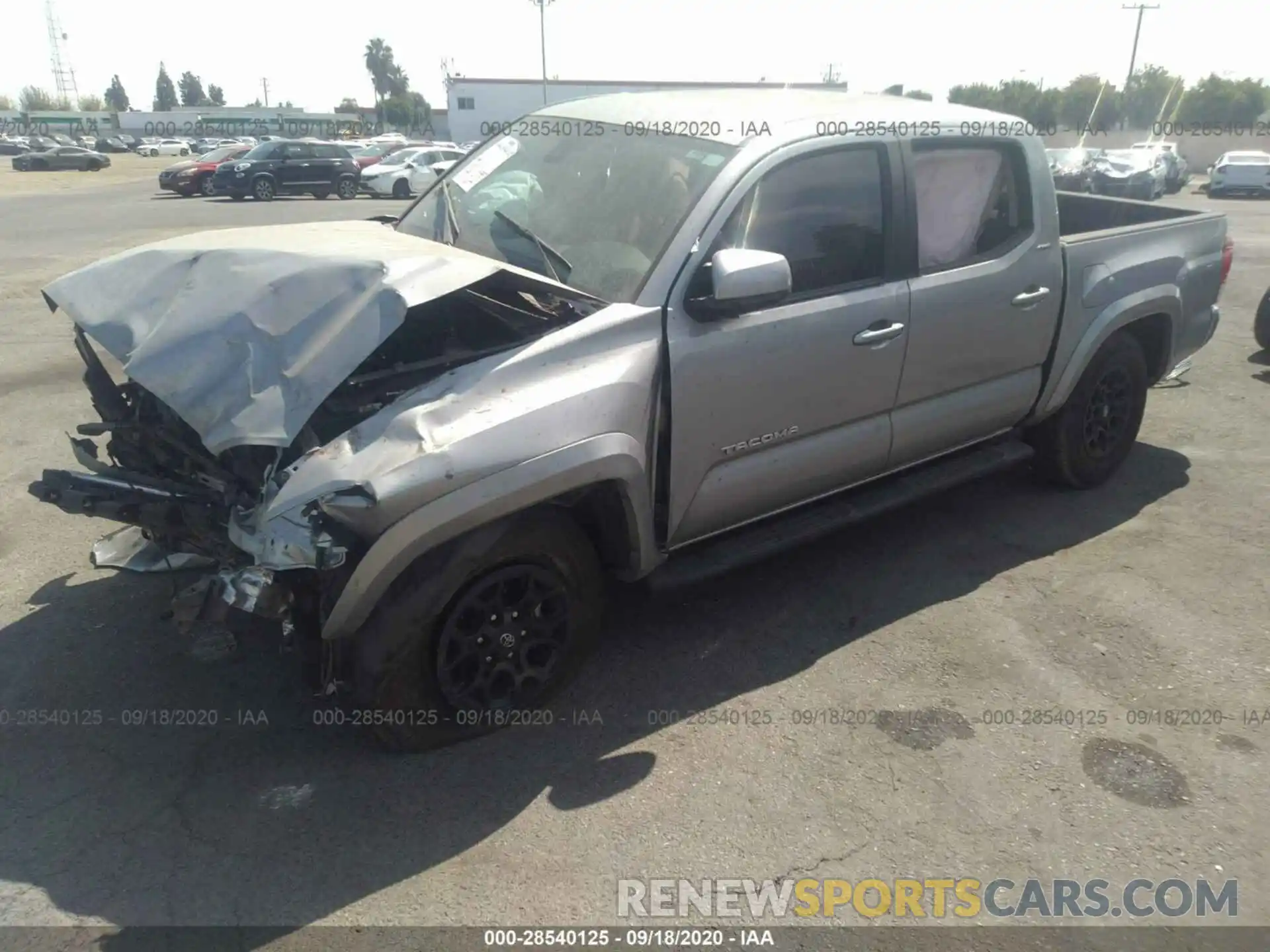 2 Photograph of a damaged car 5TFAZ5CN0KX082434 TOYOTA TACOMA 2WD 2019