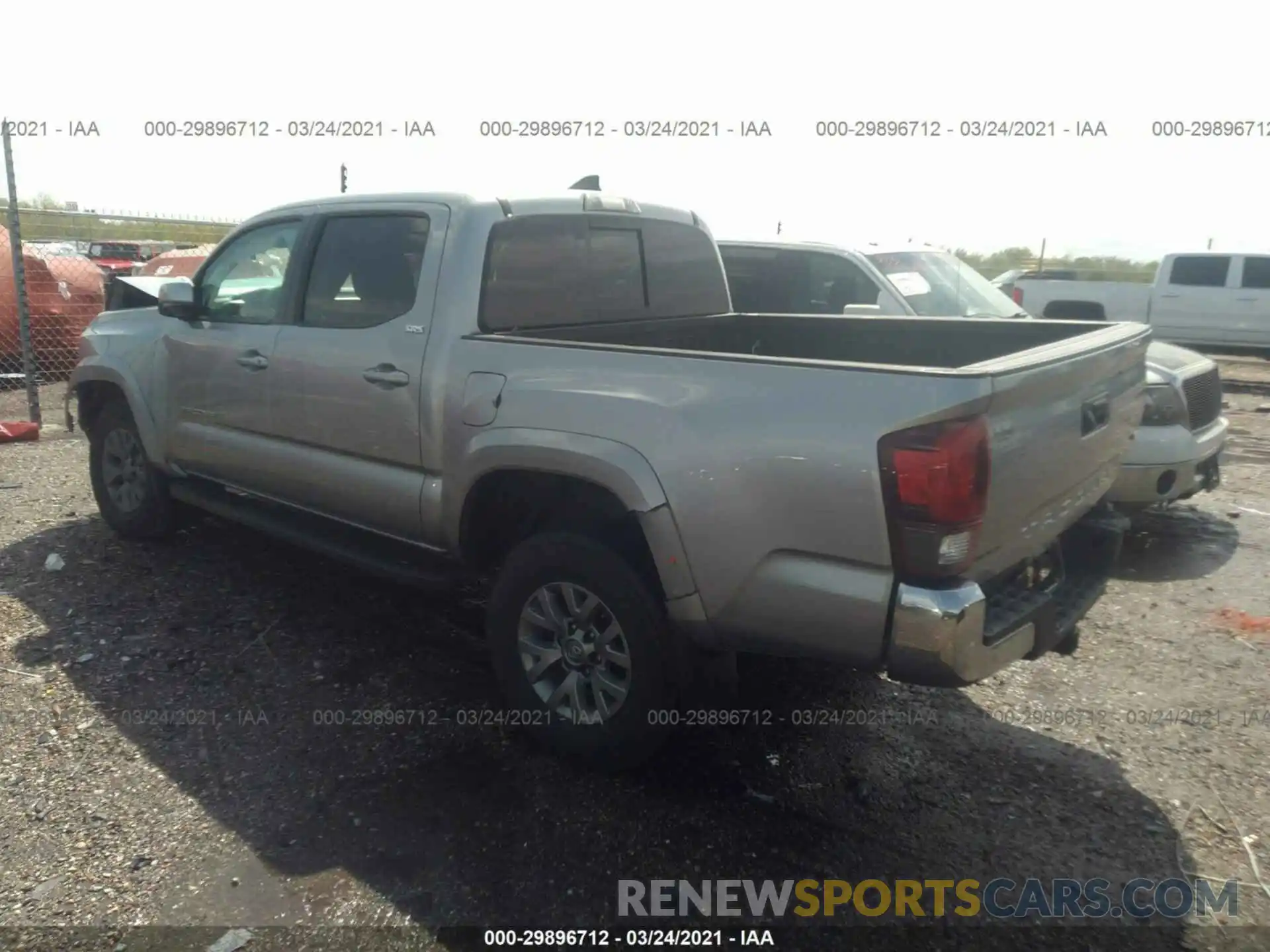 3 Photograph of a damaged car 5TFAZ5CN0KX084295 TOYOTA TACOMA 2WD 2019