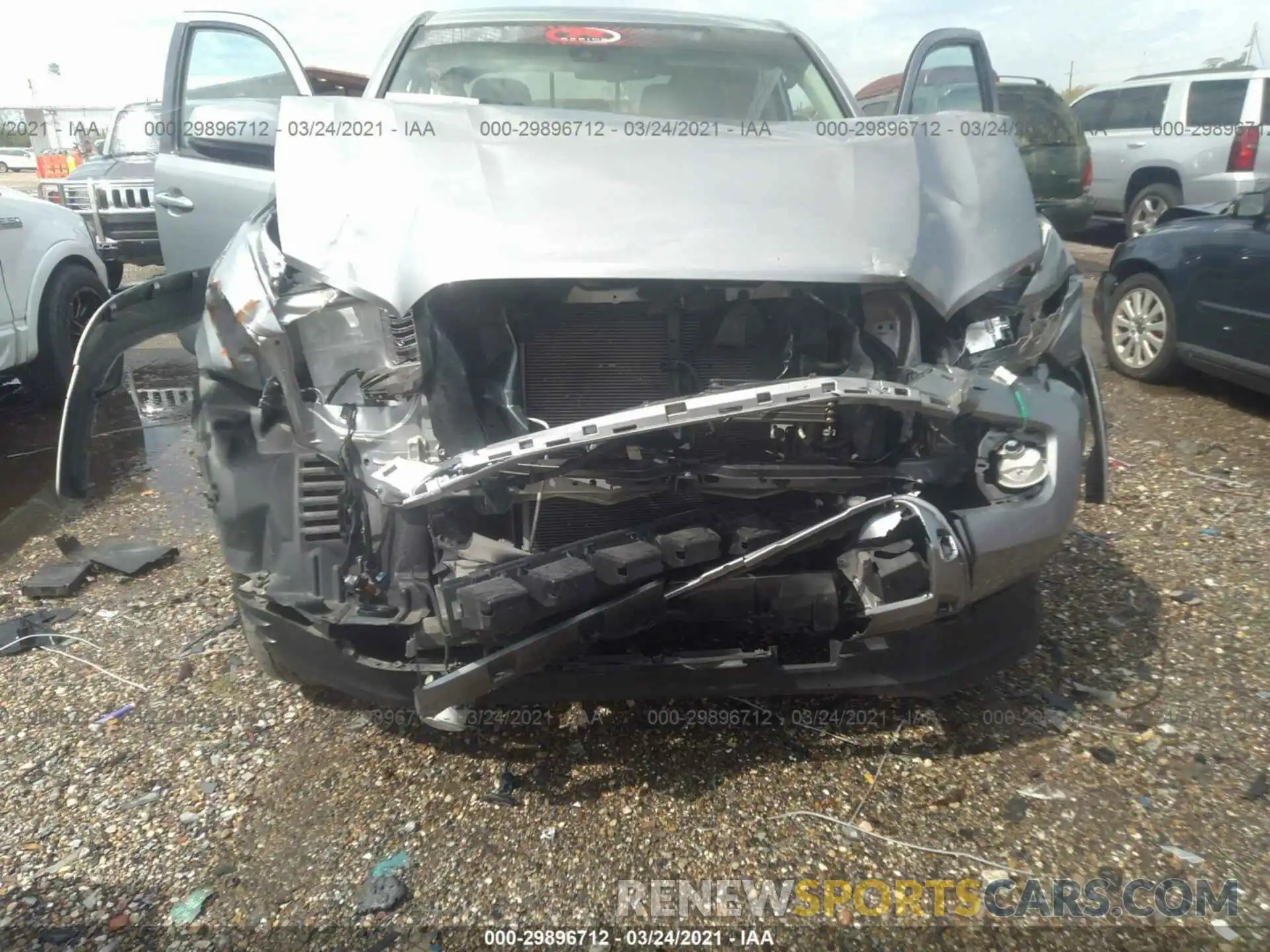 6 Photograph of a damaged car 5TFAZ5CN0KX084295 TOYOTA TACOMA 2WD 2019